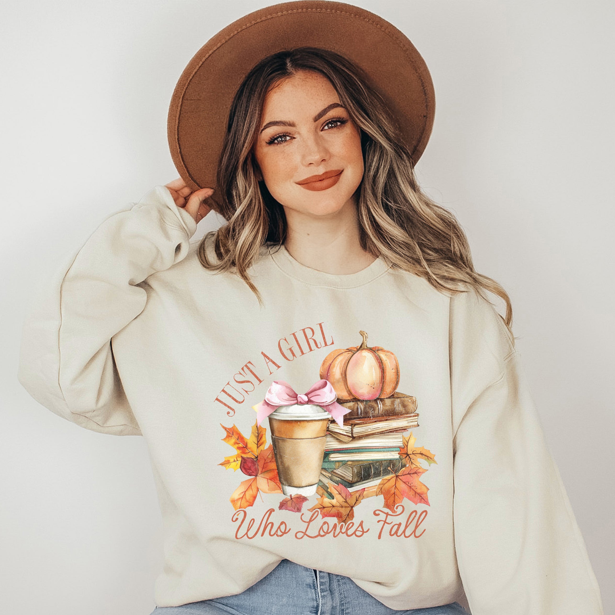 Coquette Girl Who Loves Fall | Sweatshirt