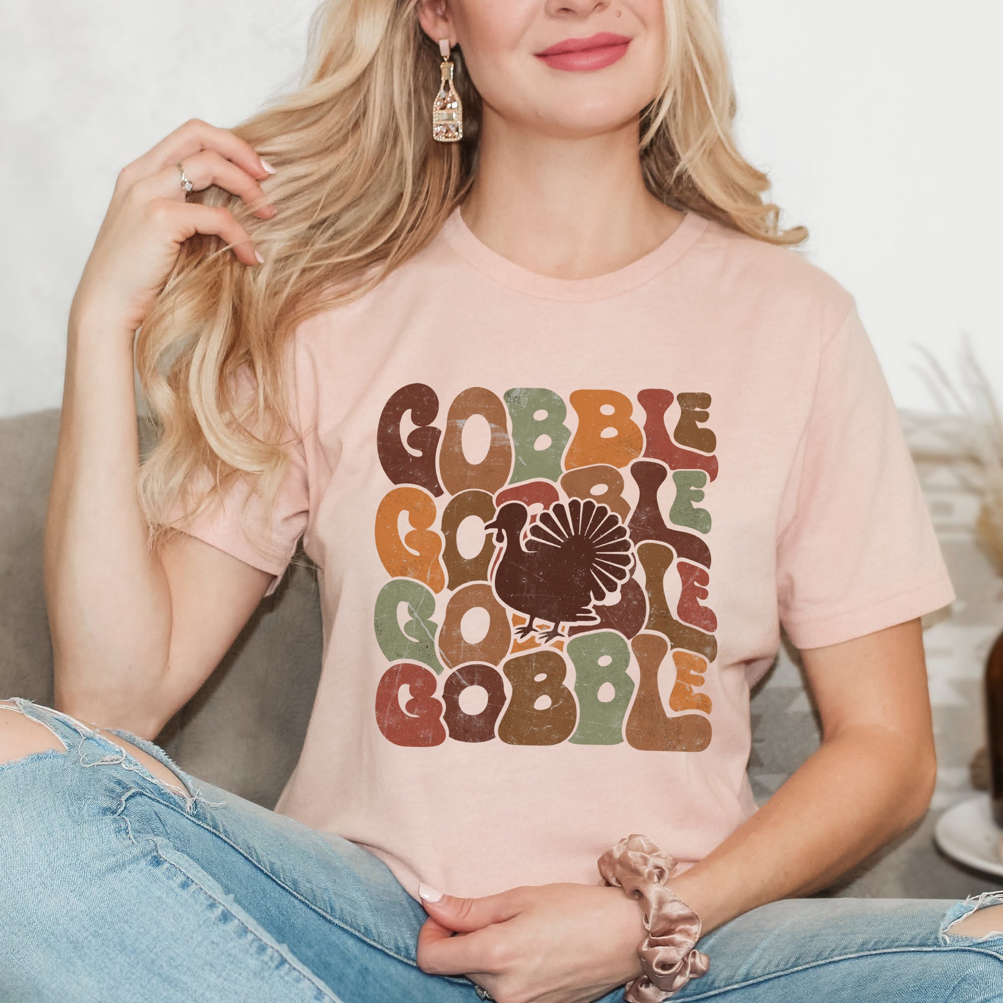 Gobble Turkey | Short Sleeve Crew Neck