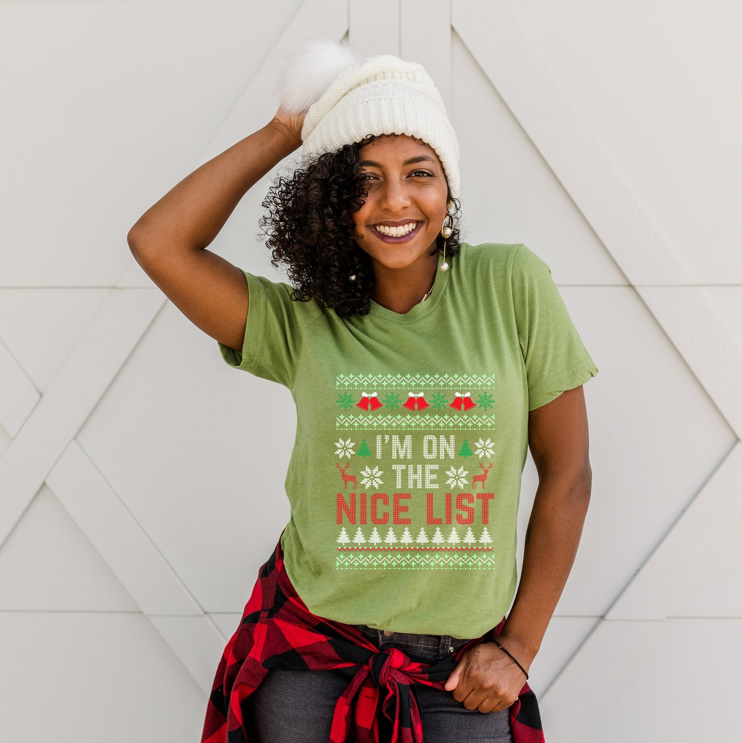 I'm on the Nice List | Short Sleeve Crew Neck
