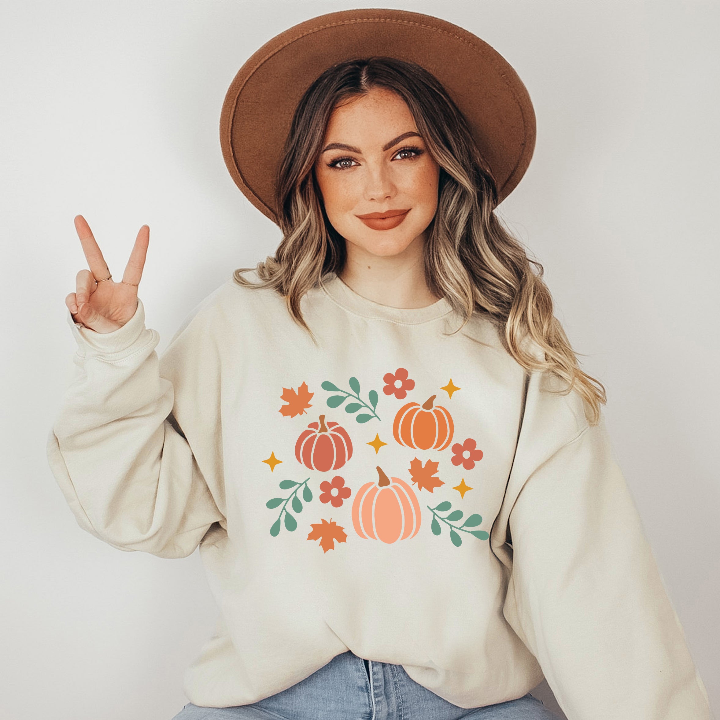 Pastel Pumpkins | Sweatshirt