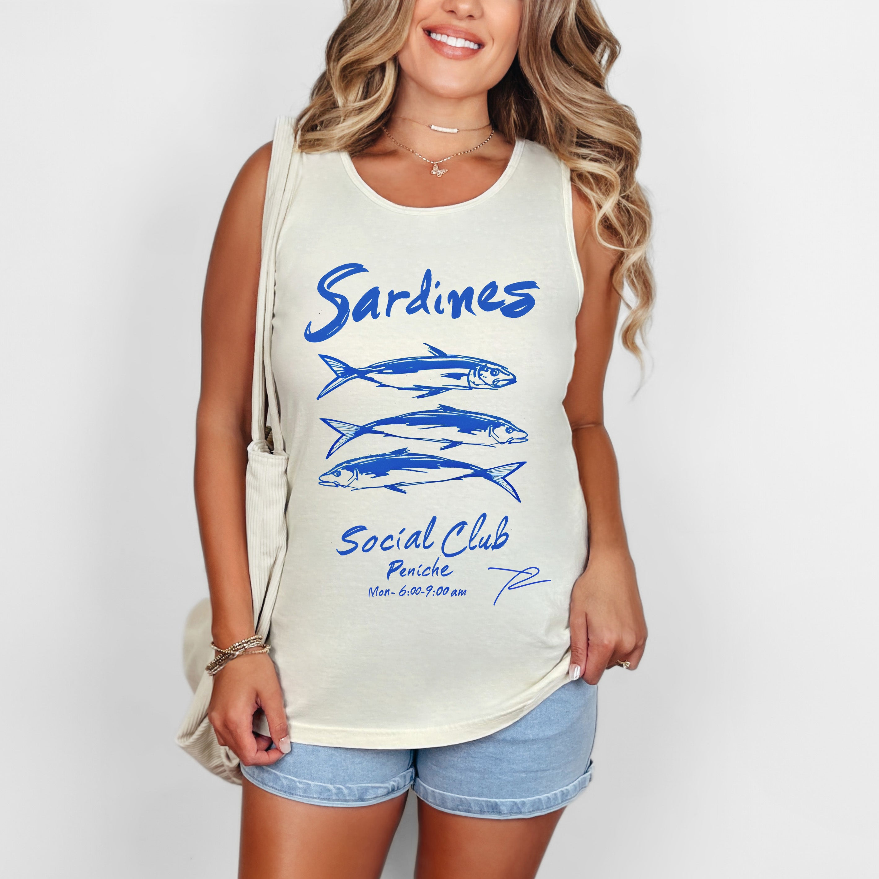 Sardines Social Club | Garment Dyed Tank