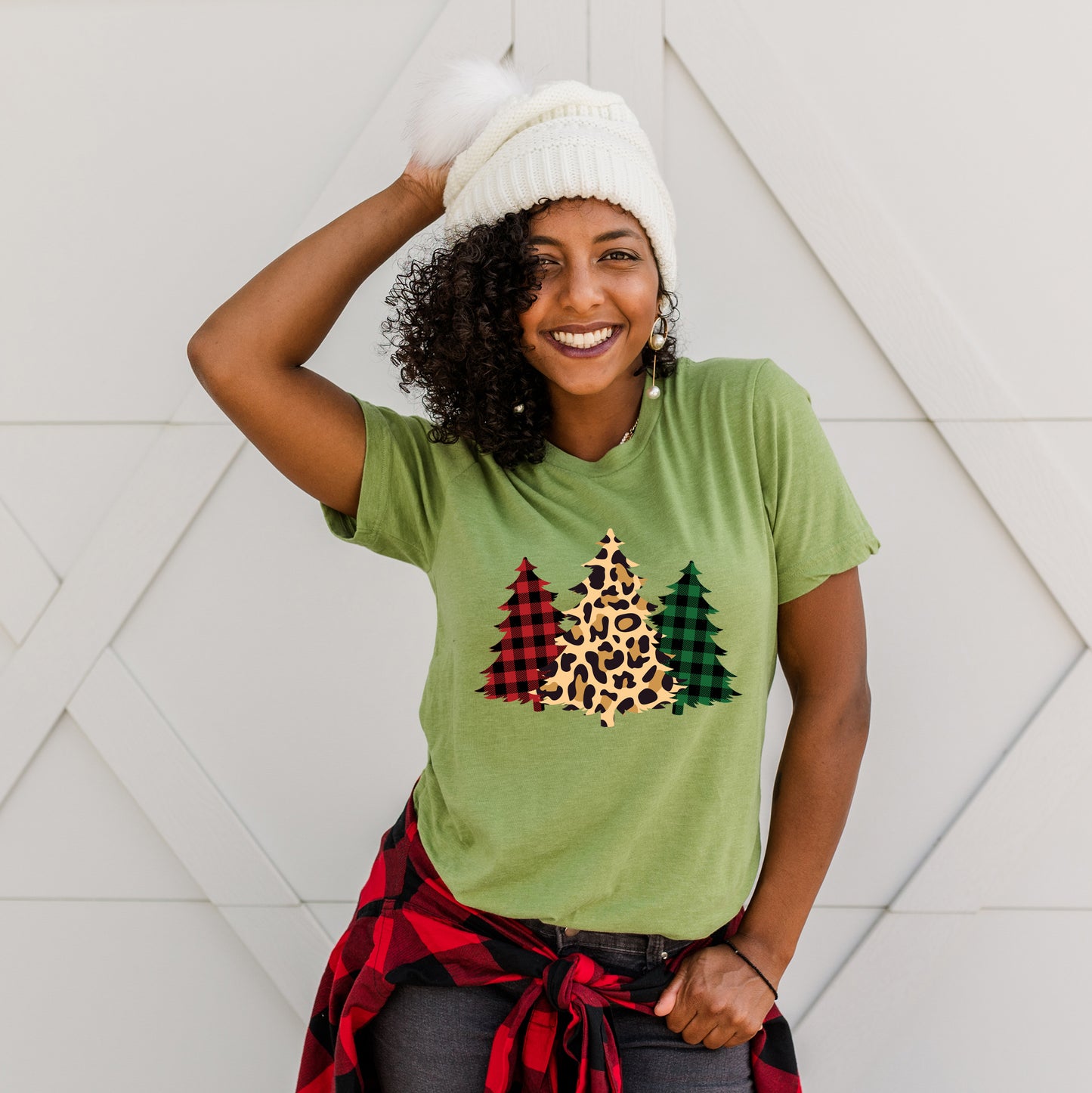 Christmas Trees | Short Sleeve Crew Neck