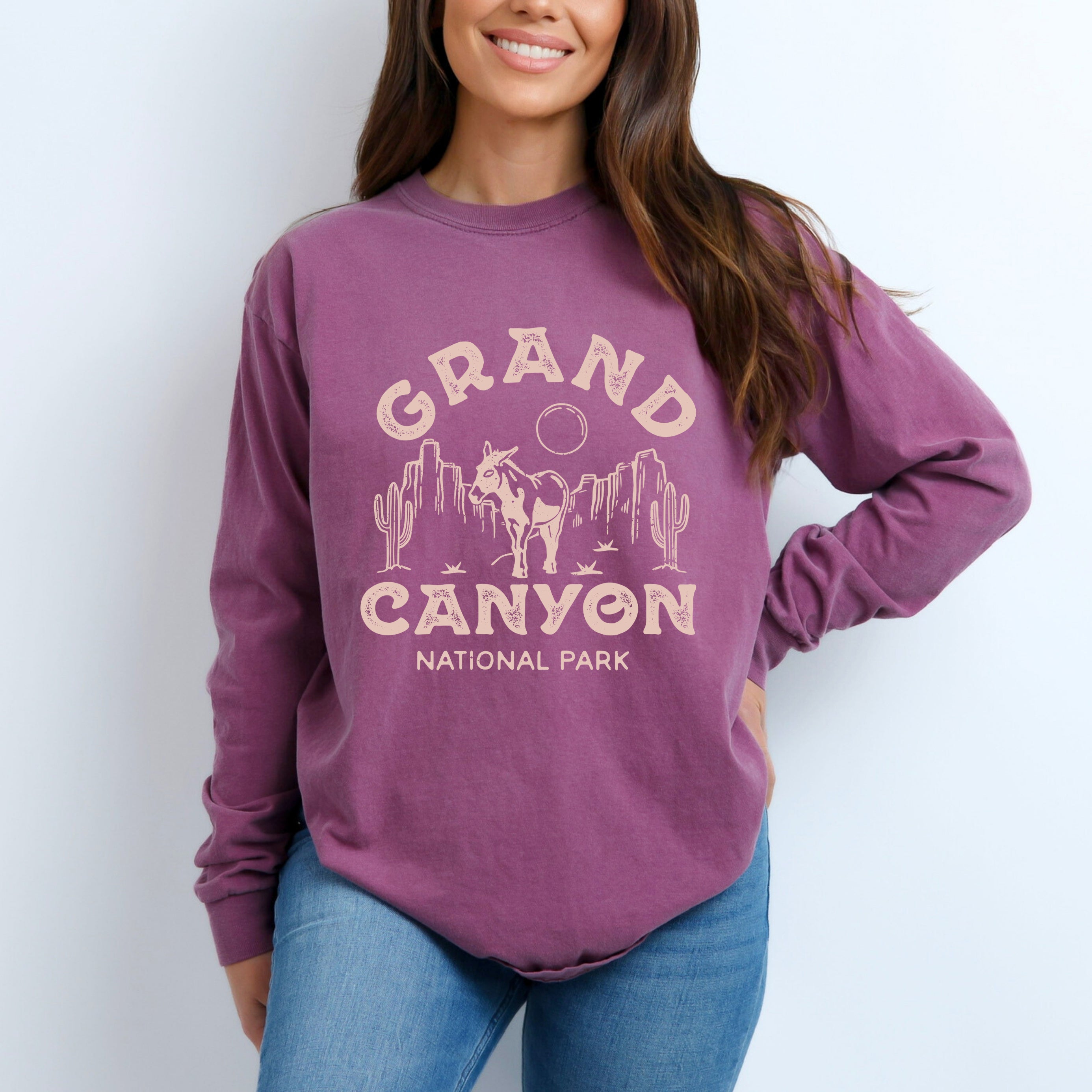 Vintage Grand Canyon National Park | Garment Dyed Long Sleeve