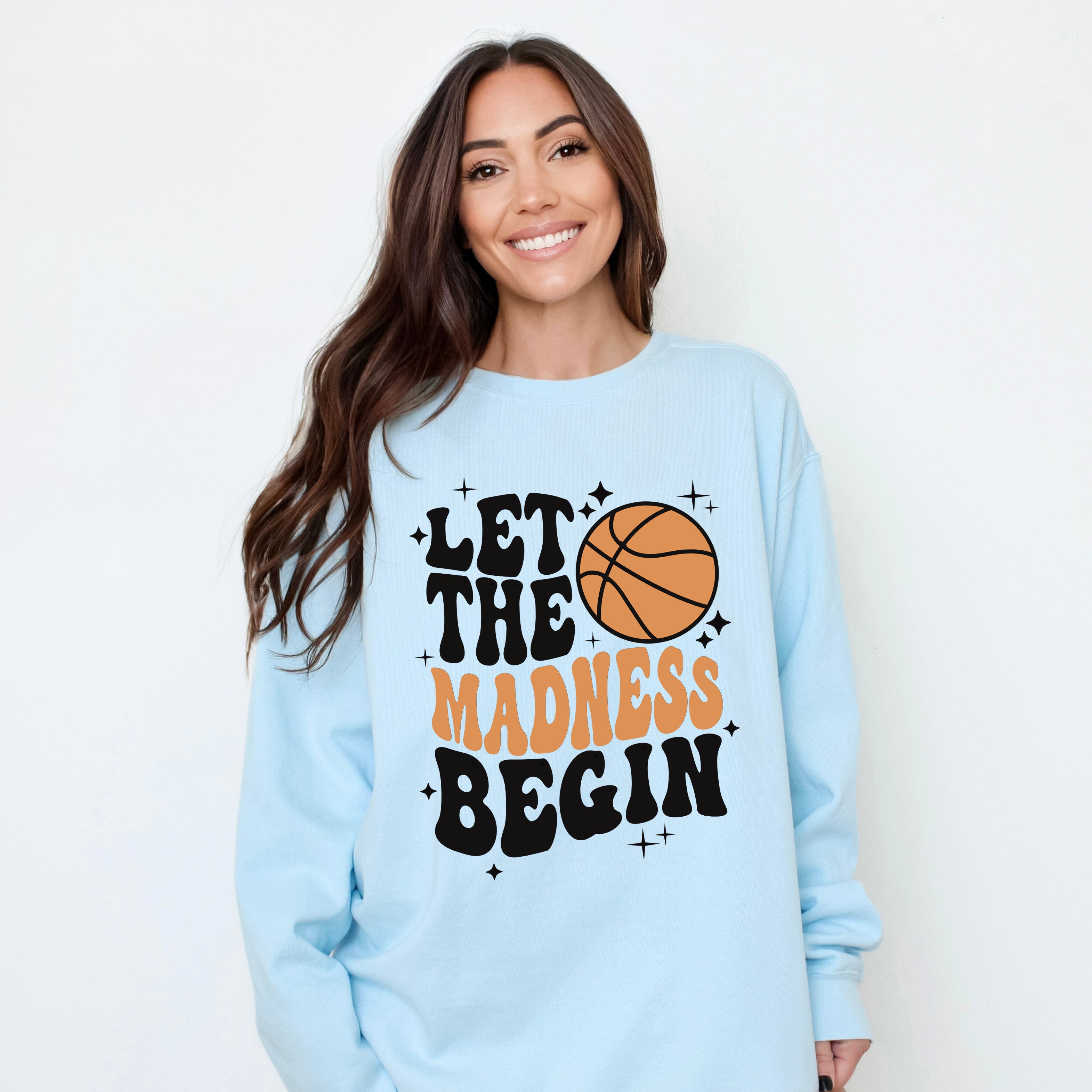 Madness Begin Basketball | Garment Dyed Sweatshirt
