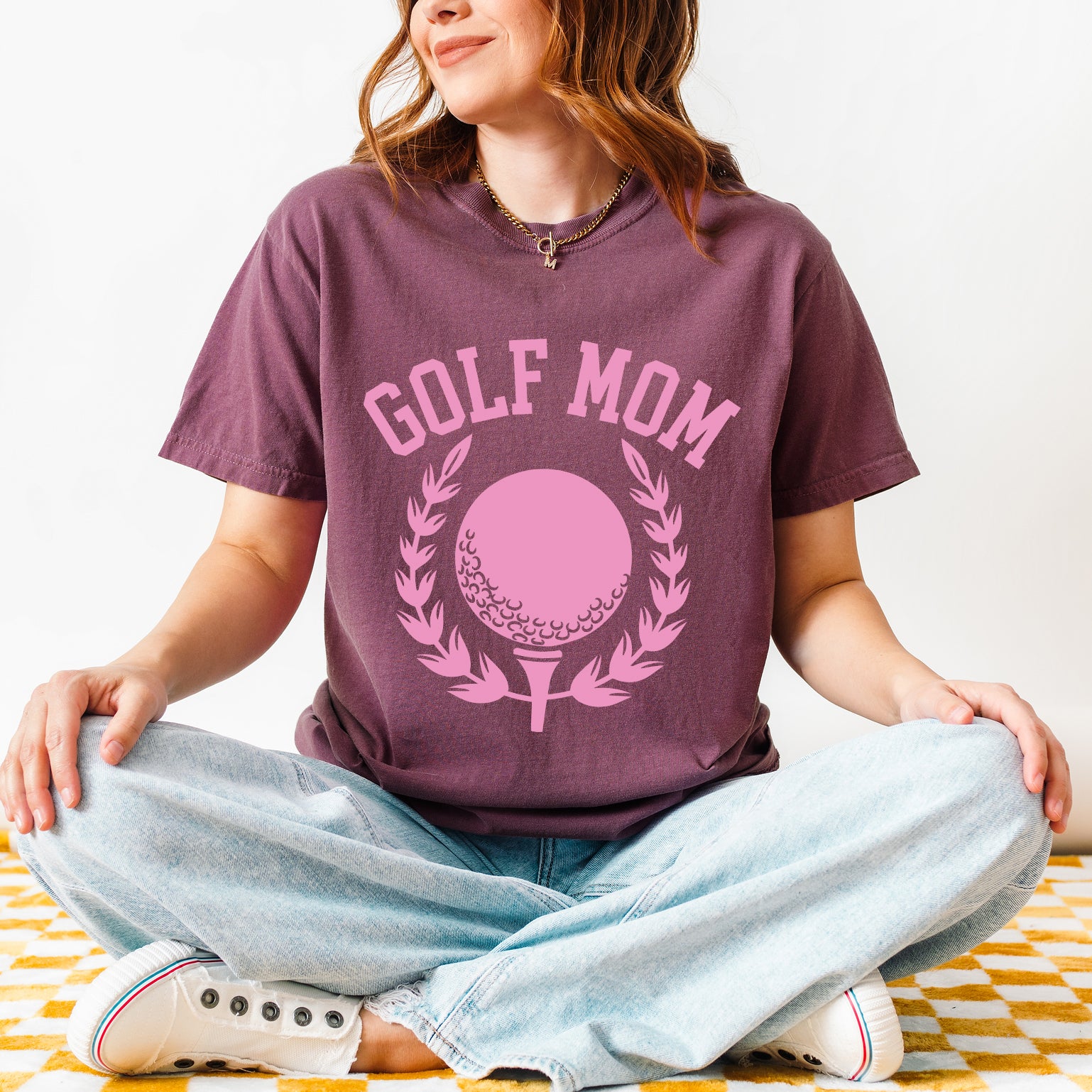Golf Mom Tee | Garment Dyed Short Sleeve Tee