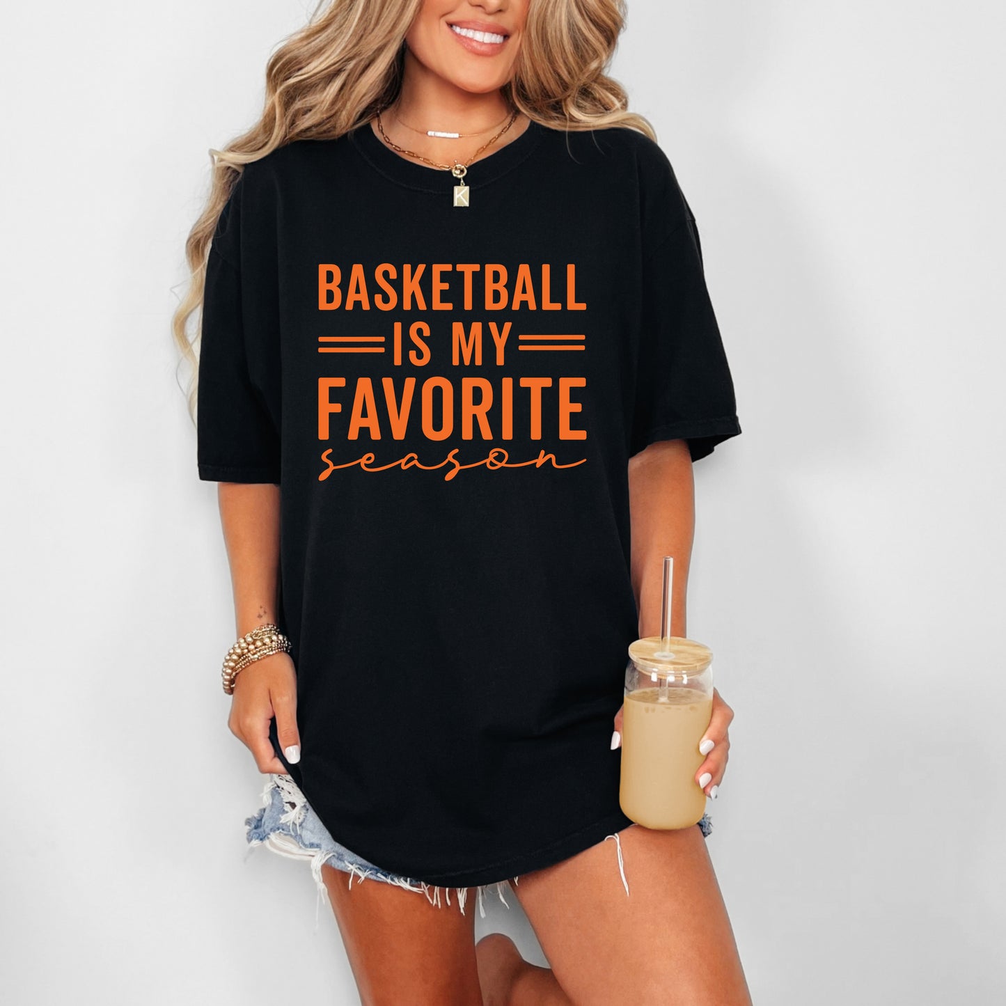 Basketball Is My Favorite Season | Garment Dyed Short Sleeve Tee