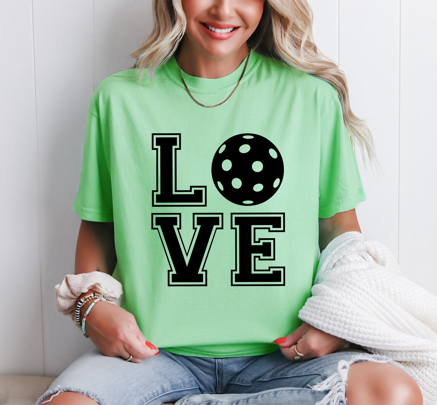 Pickleball Love | Garment Dyed Short Sleeve Tee