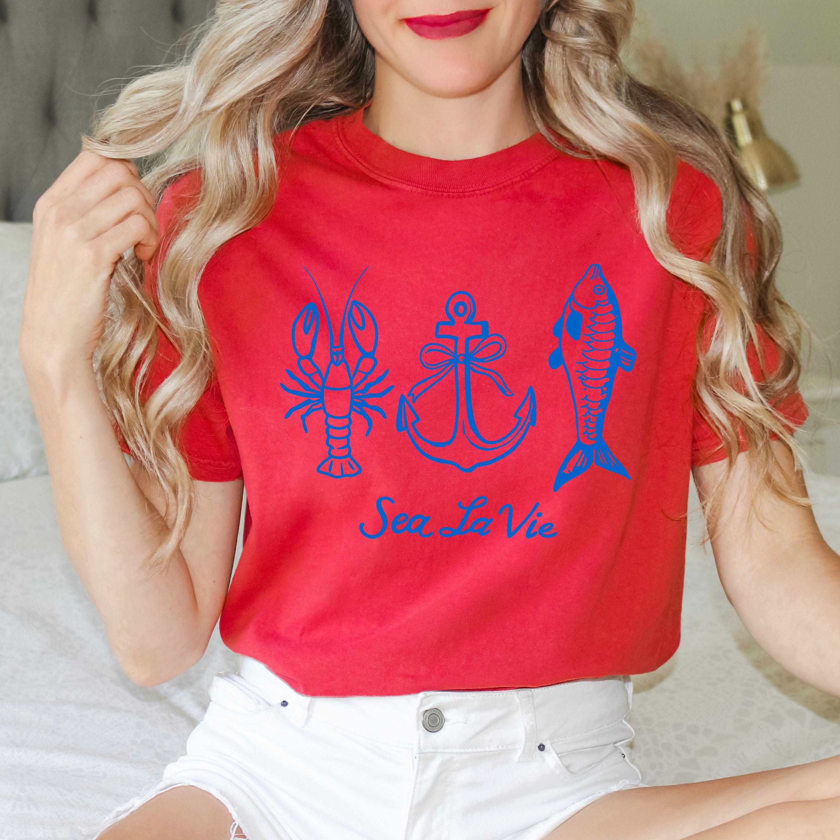 Sea La Vie 3 Across | Garment Dyed Tee