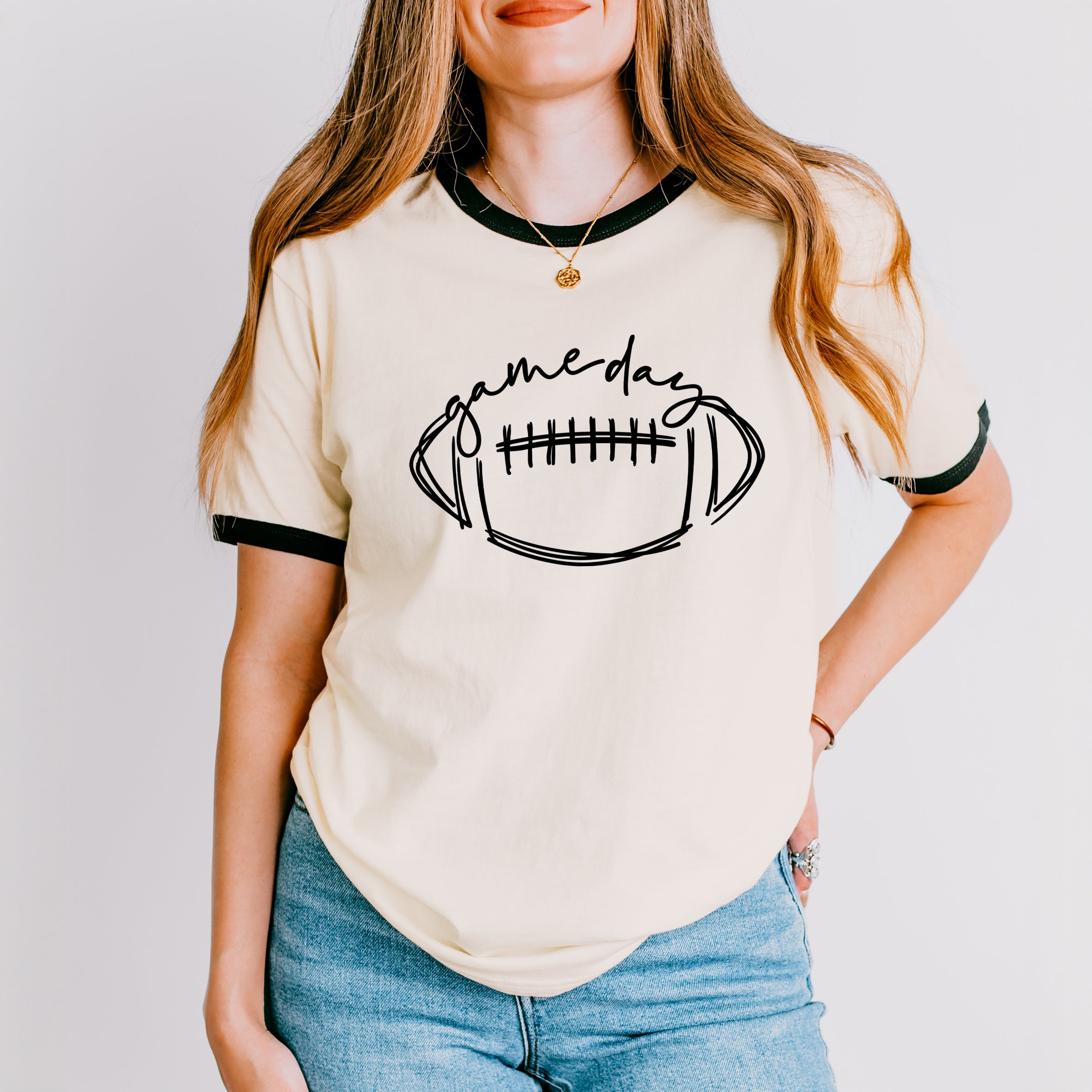 Football Game Day | Ringer Tee