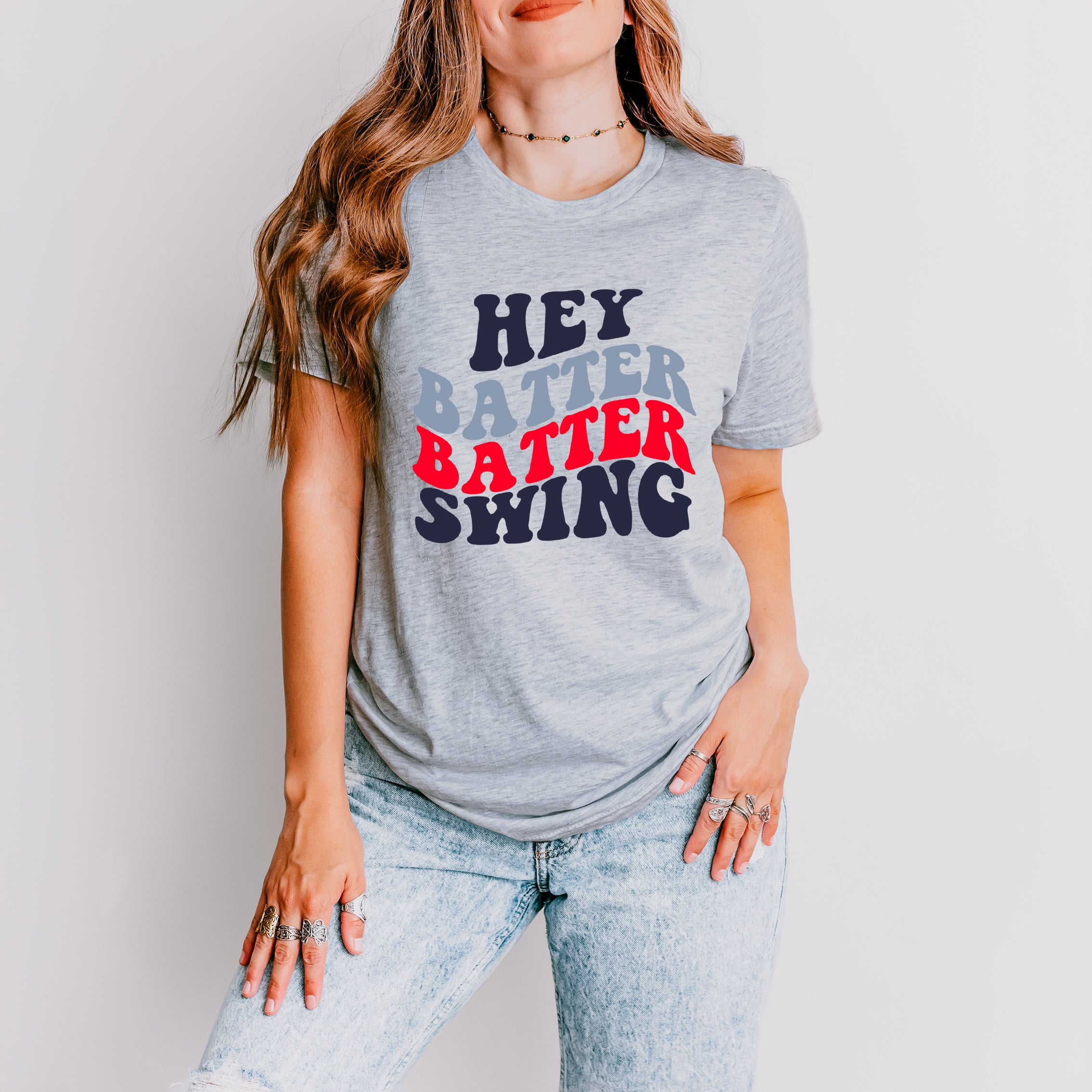 Batter Batter Swing Stacked | Short Sleeve Graphic Tee