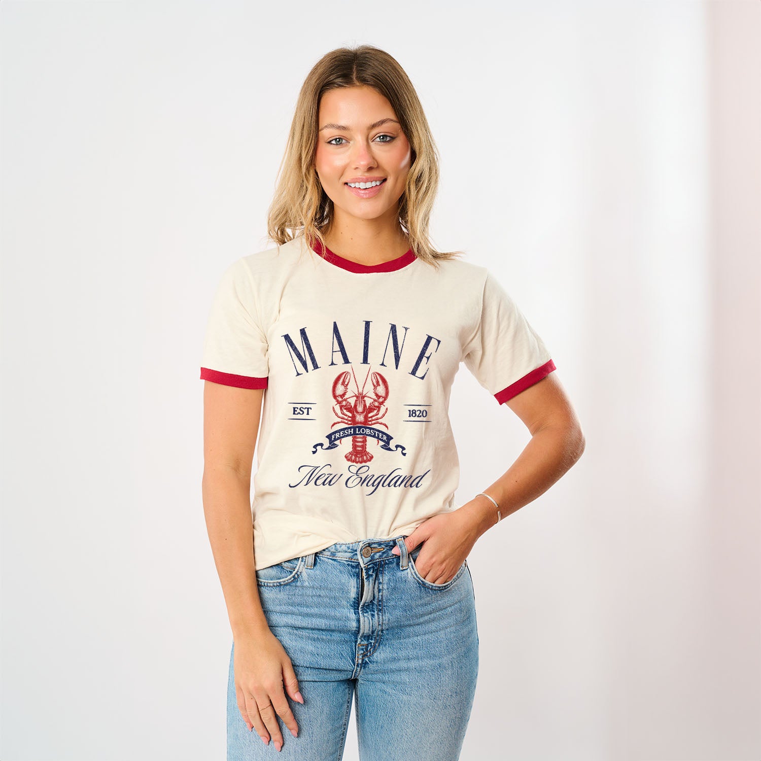 Maine New England | Ringer Tee