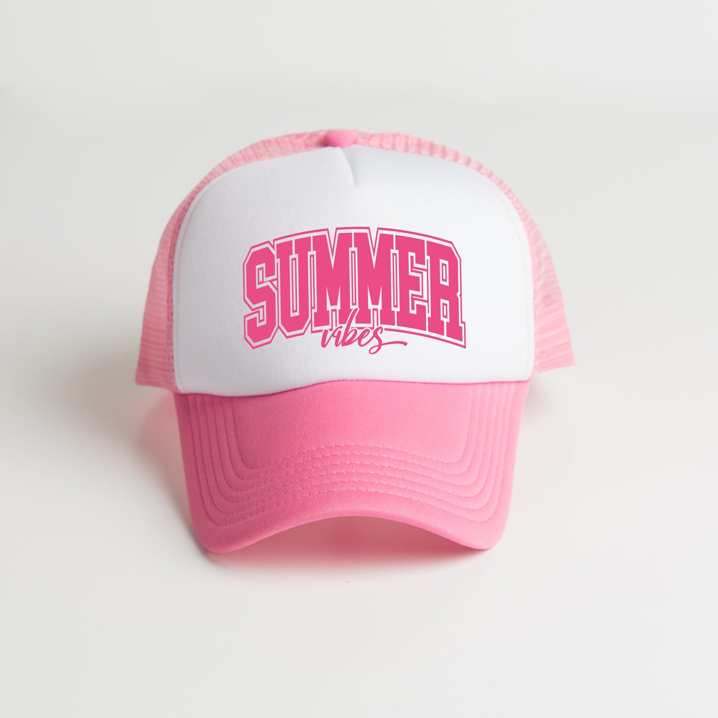 Varsity Summer Vibes Cursive | Foam Trucker Hat