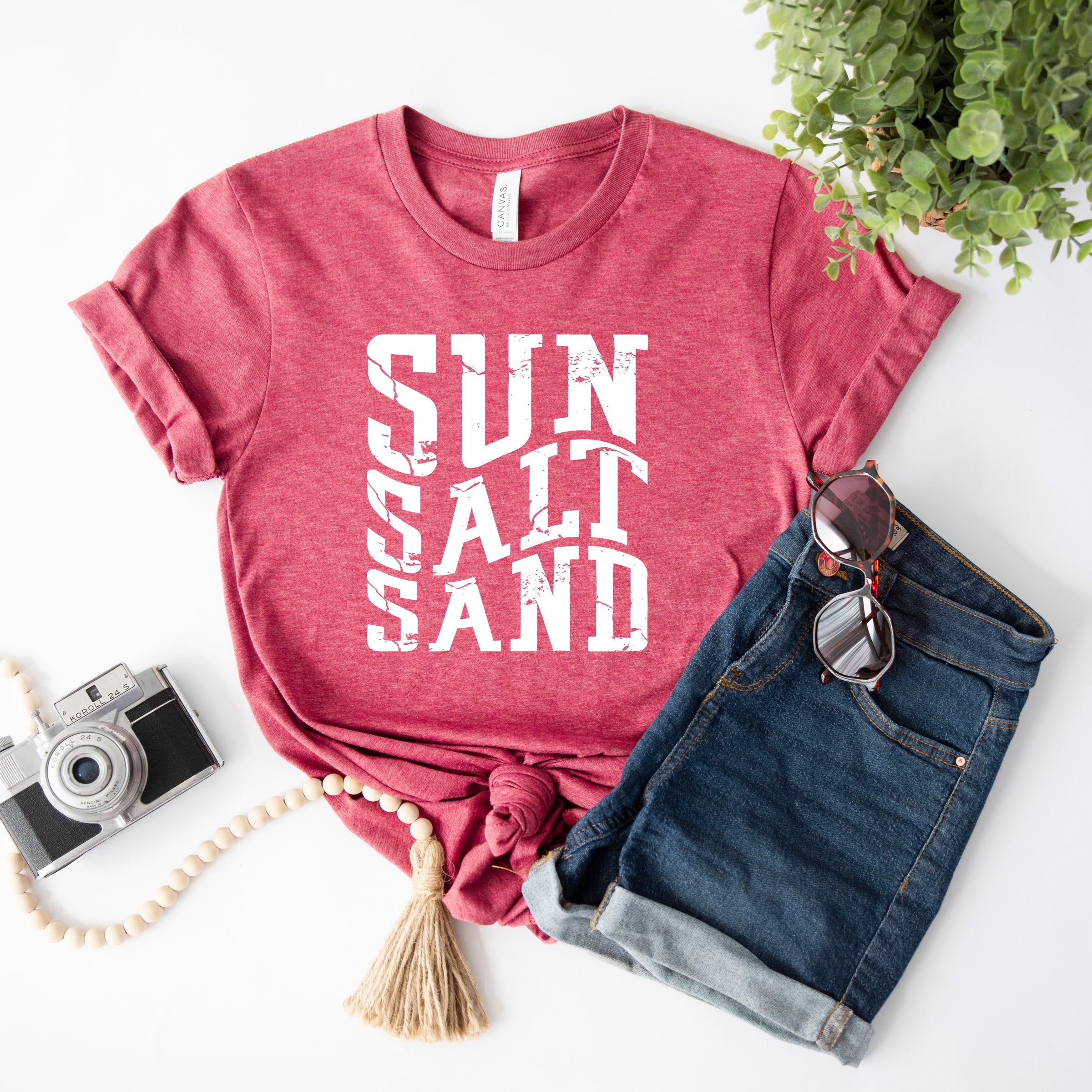Sun Salt Sand Wavy - Womens Short Sleeve Tee
