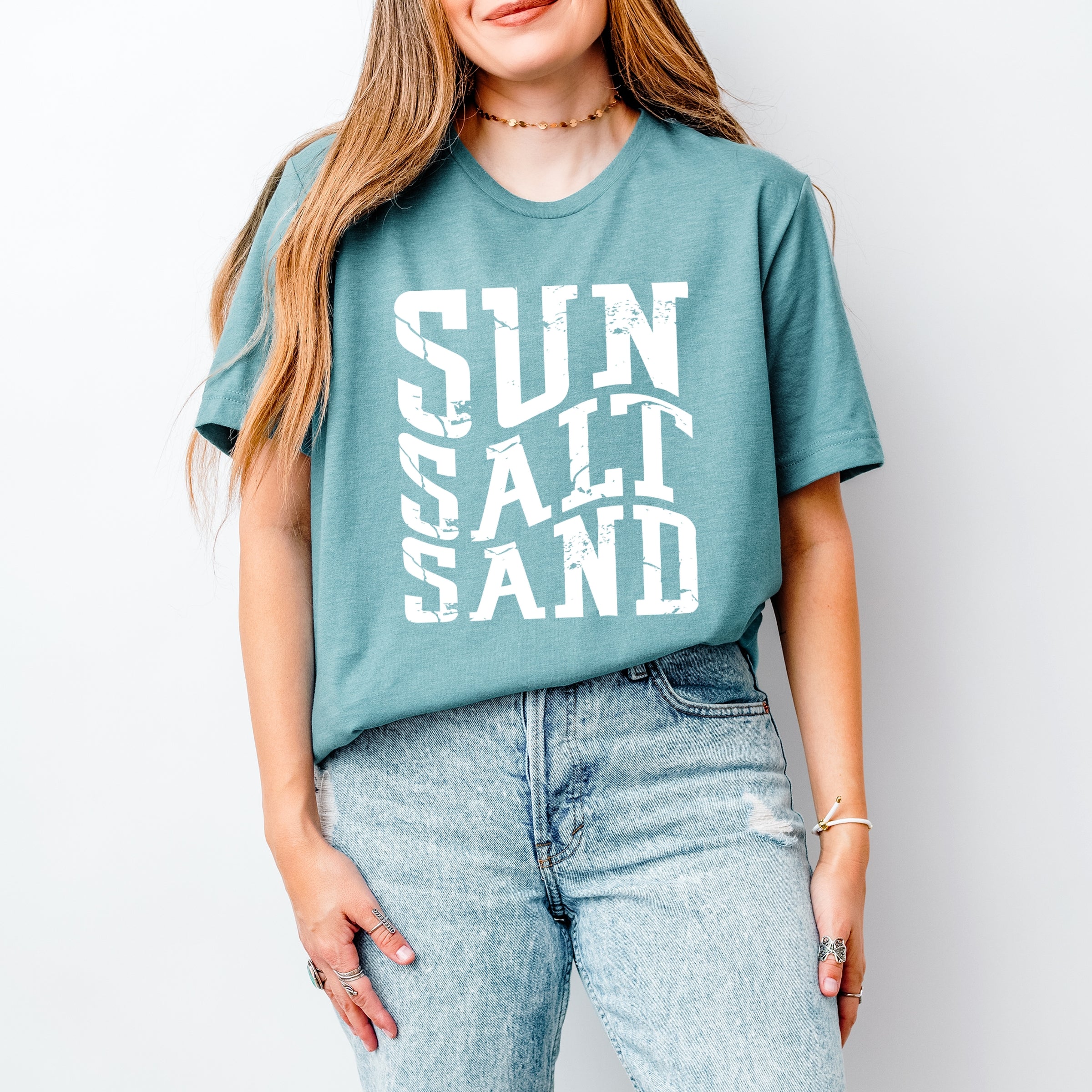 Sun Salt Sand Wavy - Womens Short Sleeve Tee
