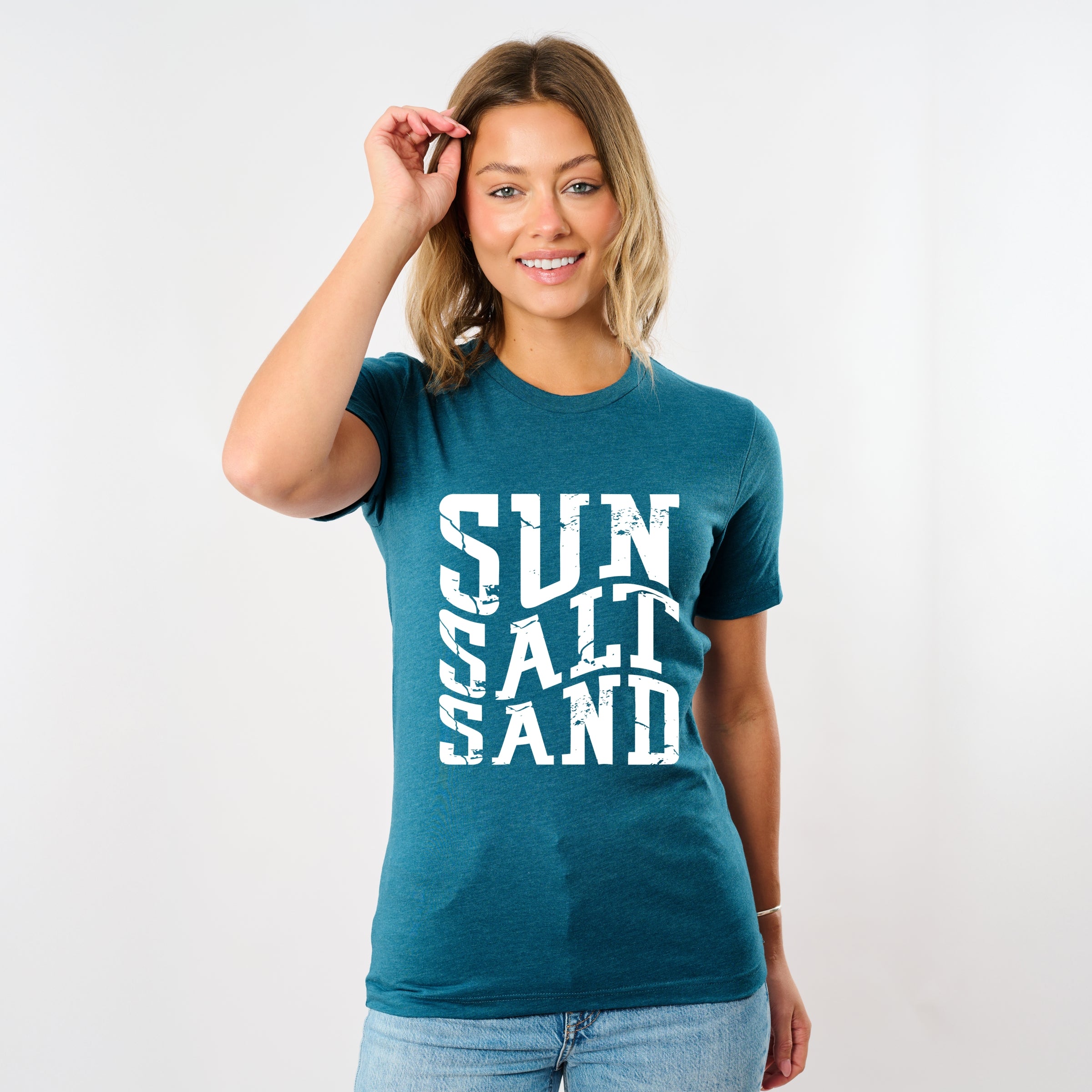 Sun Salt Sand Wavy - Womens Short Sleeve Tee