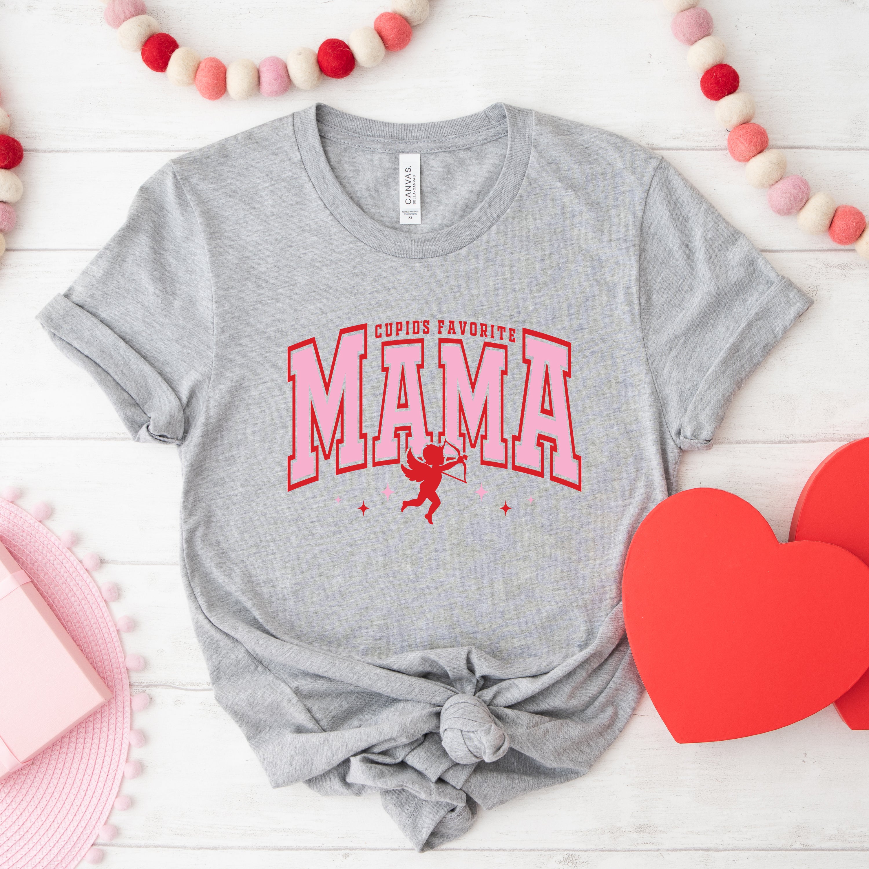 Cupid's Favorite Mama | Short Sleeve Graphic Tee