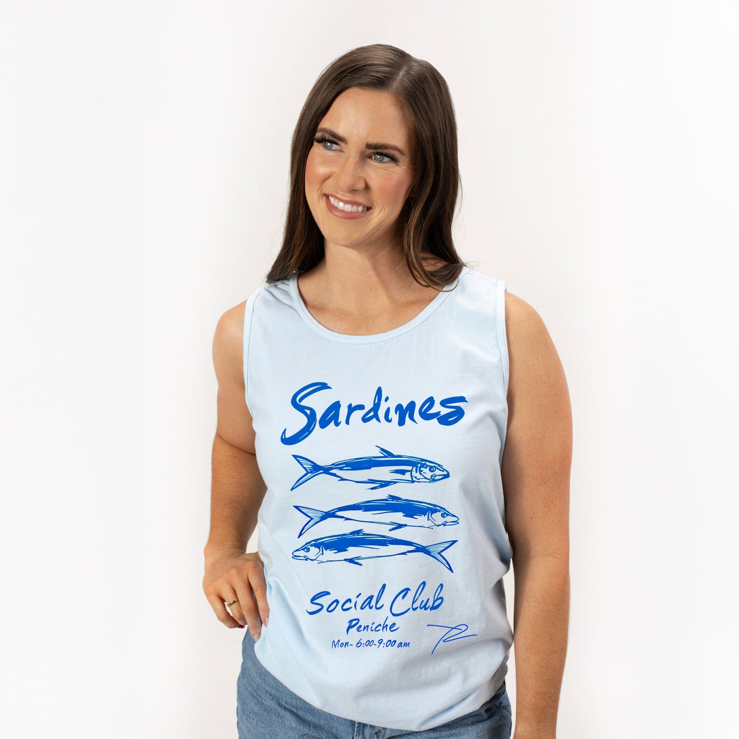 Sardines Social Club | Garment Dyed Tank