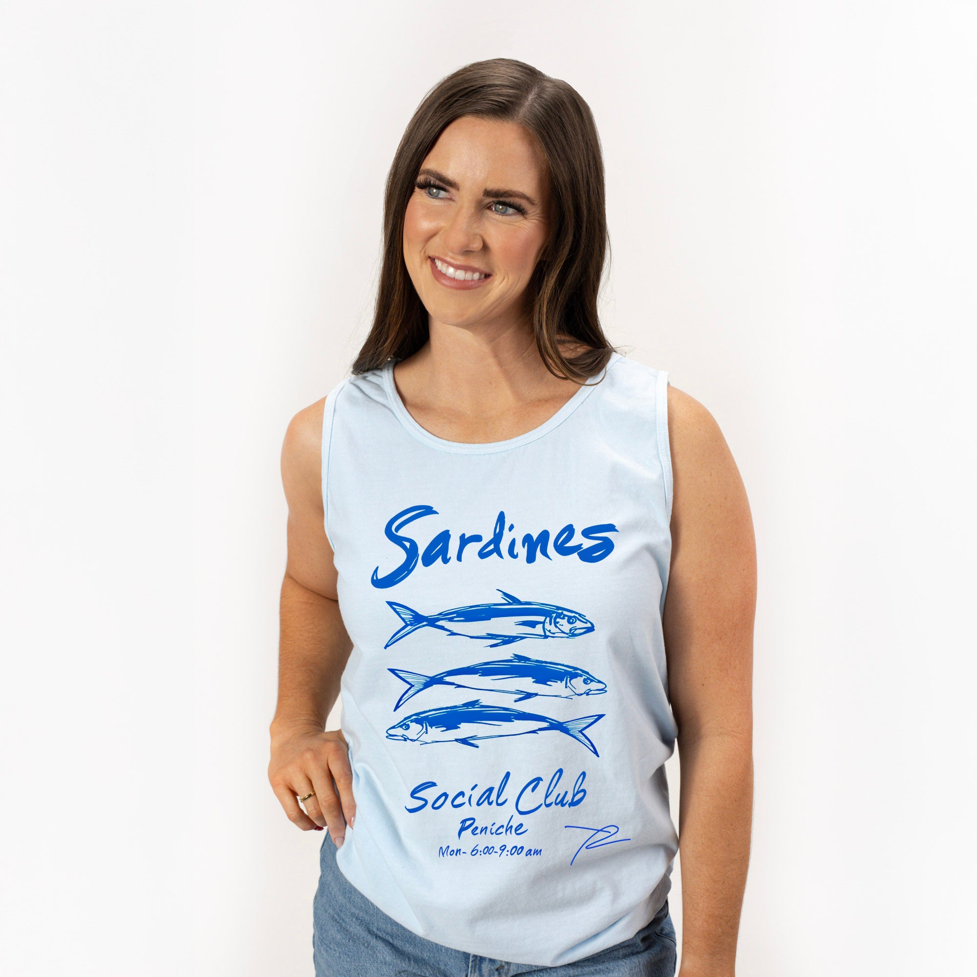 Sardines Social Club | Garment Dyed Tank