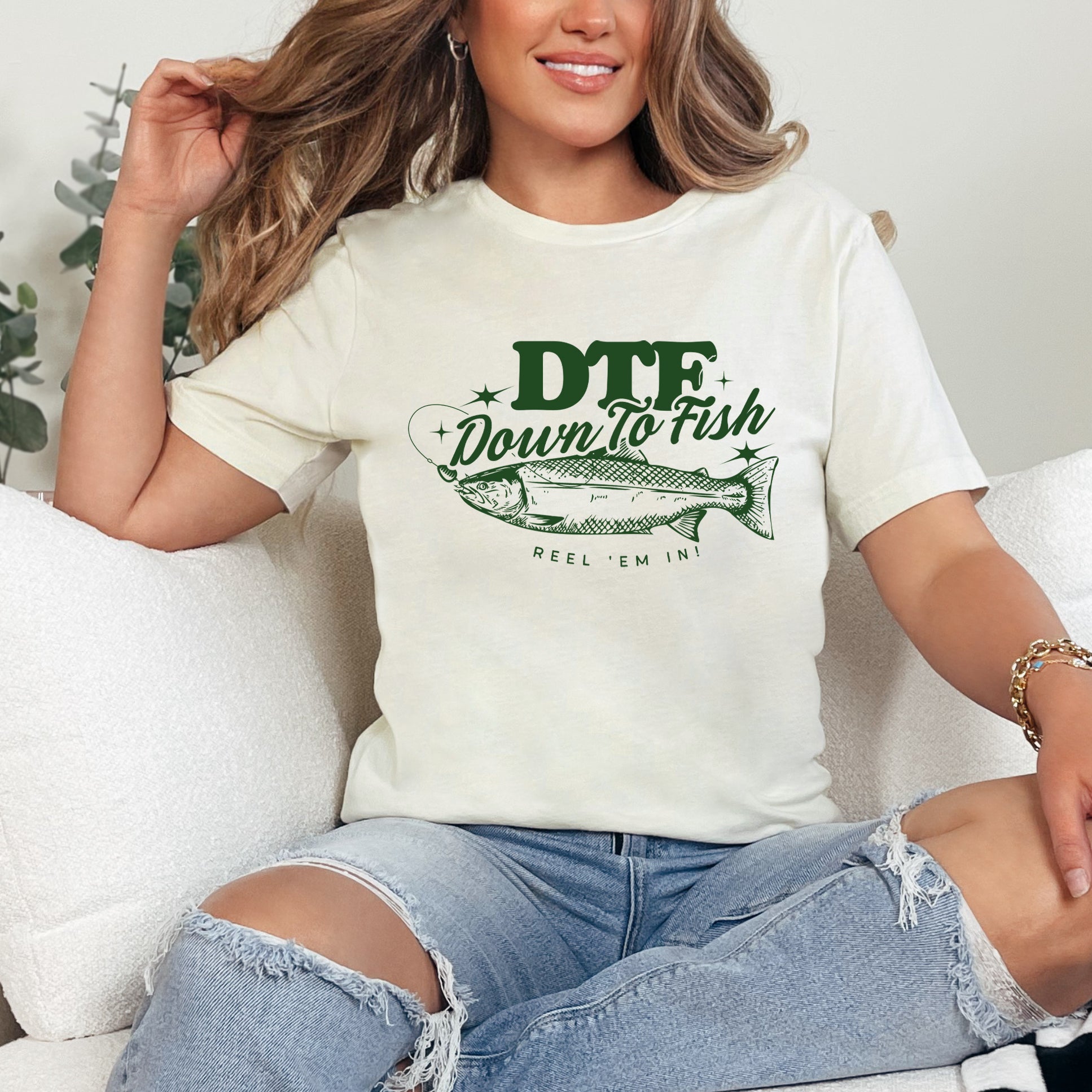 DTF Down To Fish | Short Sleeve Graphic Tee