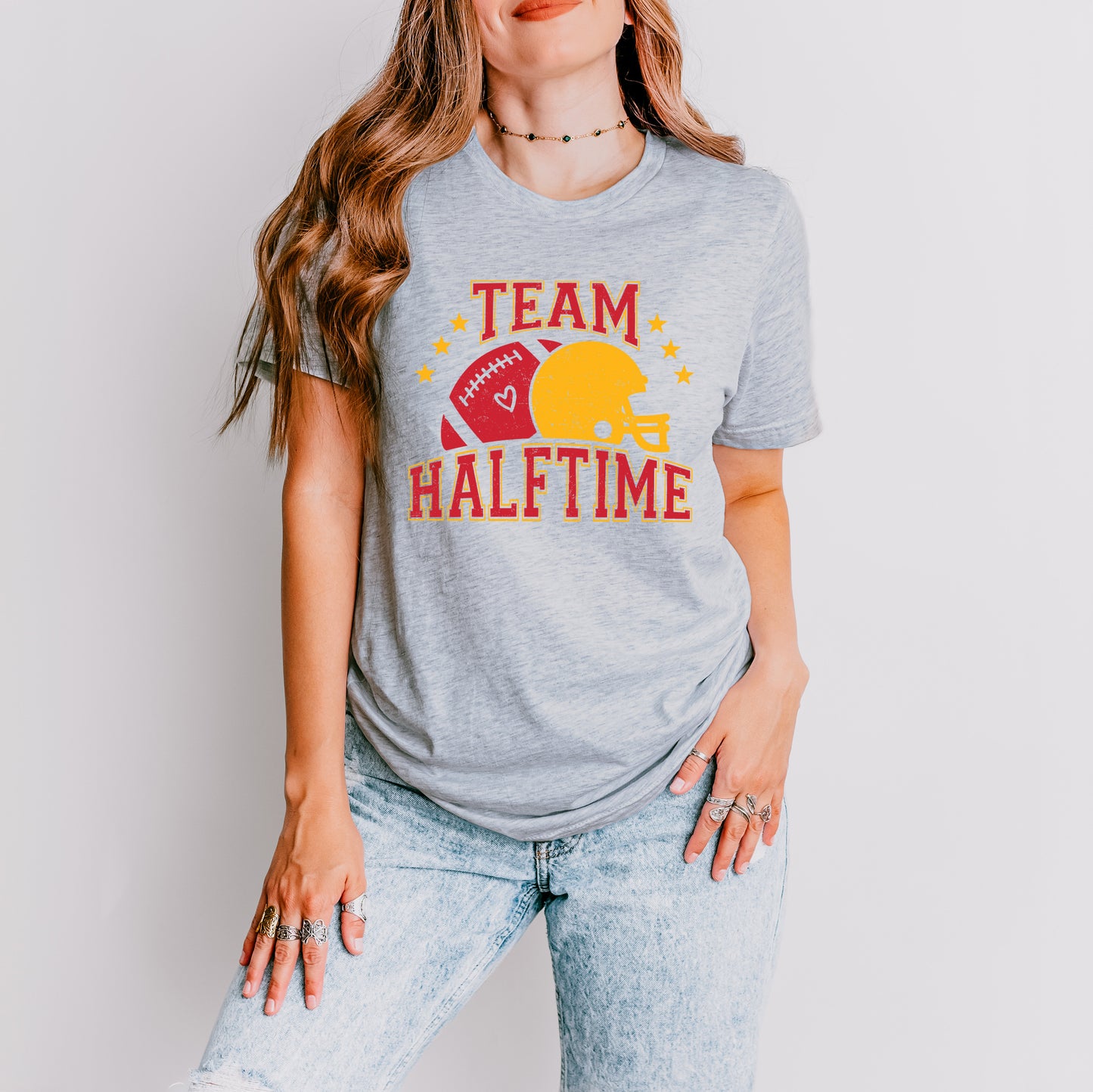 Team Halftime Distressed - Red | Short Sleeve Graphic Tee