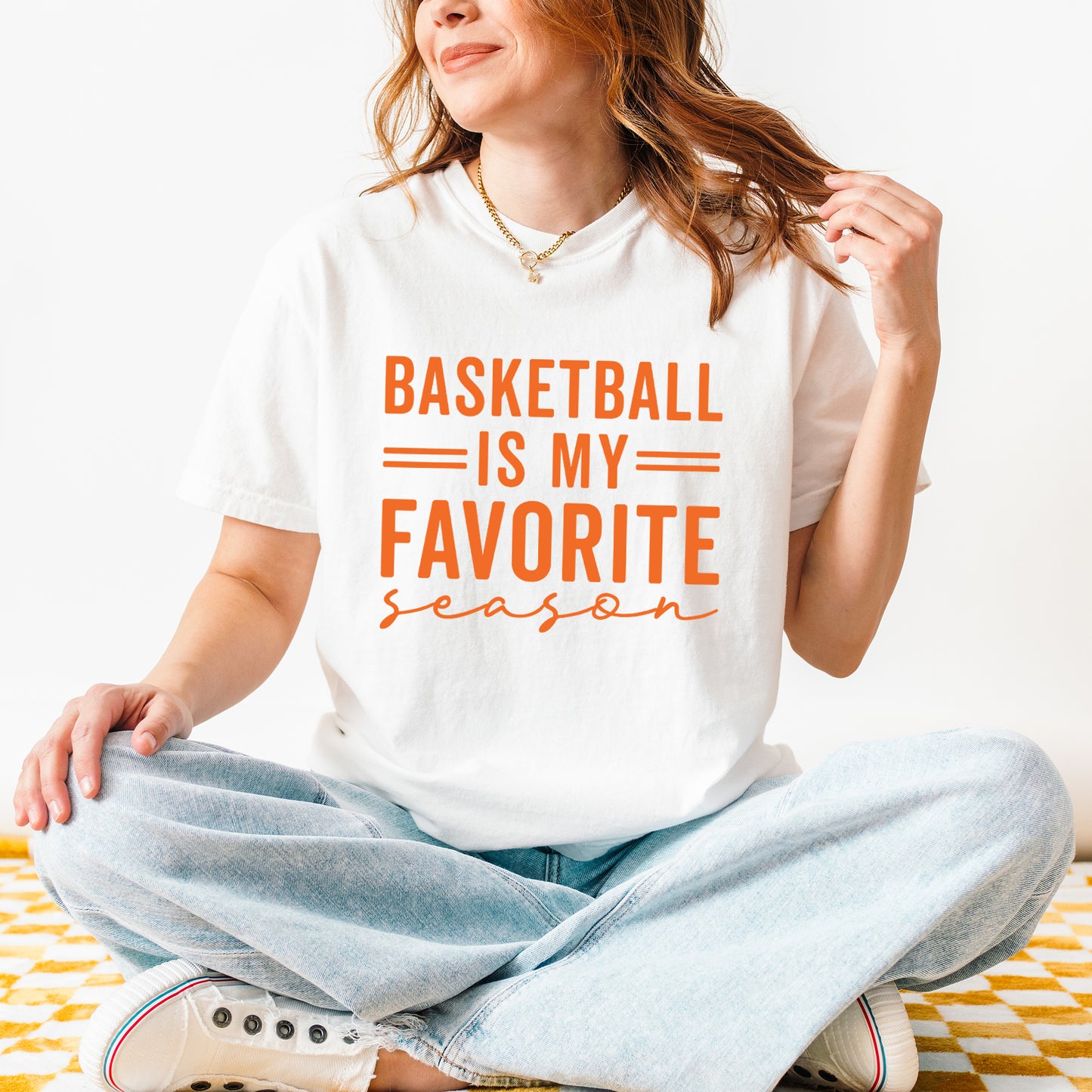 Basketball Is My Favorite Season | Garment Dyed Short Sleeve Tee