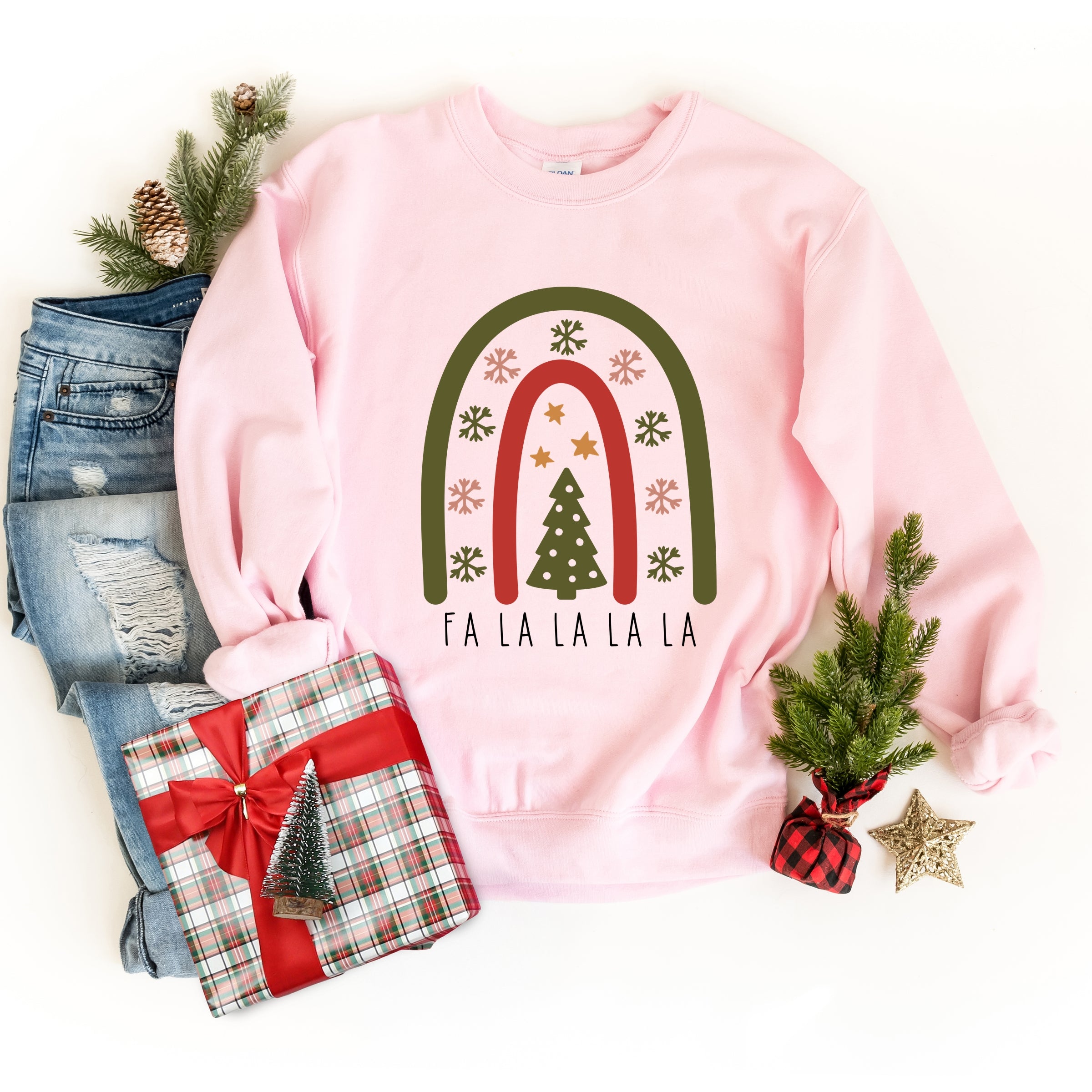 Boho Fa La La Rainbow - Women's Graphic Sweatshirt