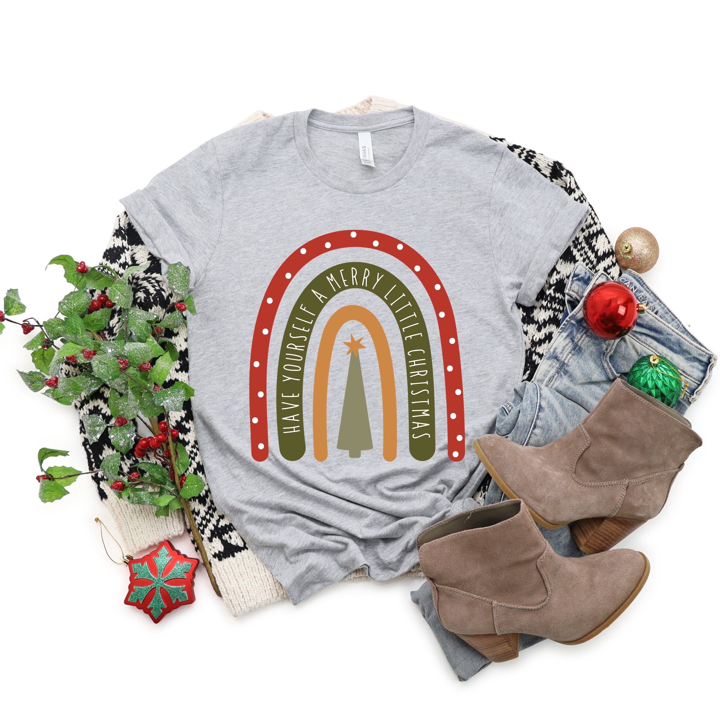 Boho Have Yourself Rainbow - Women's Short Sleeve Graphic T-Shirt