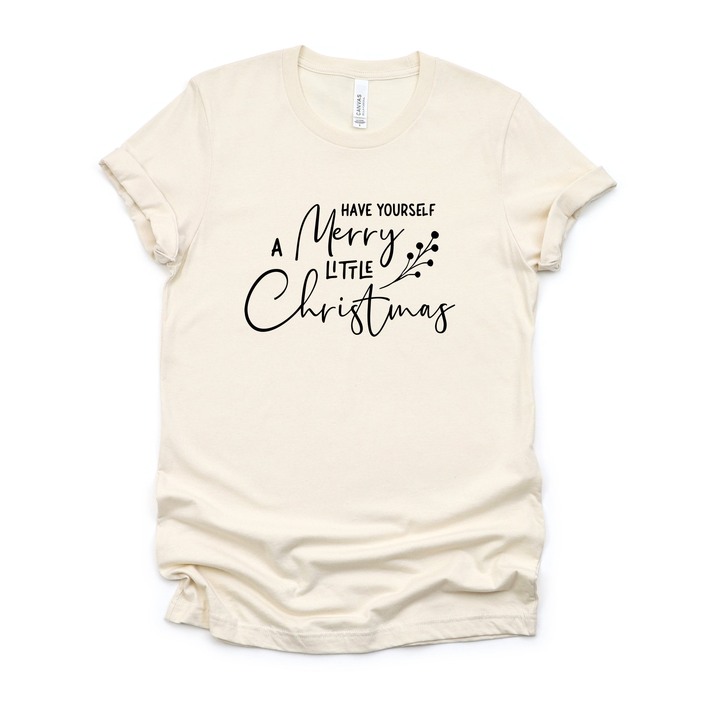 Have Yourself A Merry Little Christmas Berries - Womens Short Sleeve Tee