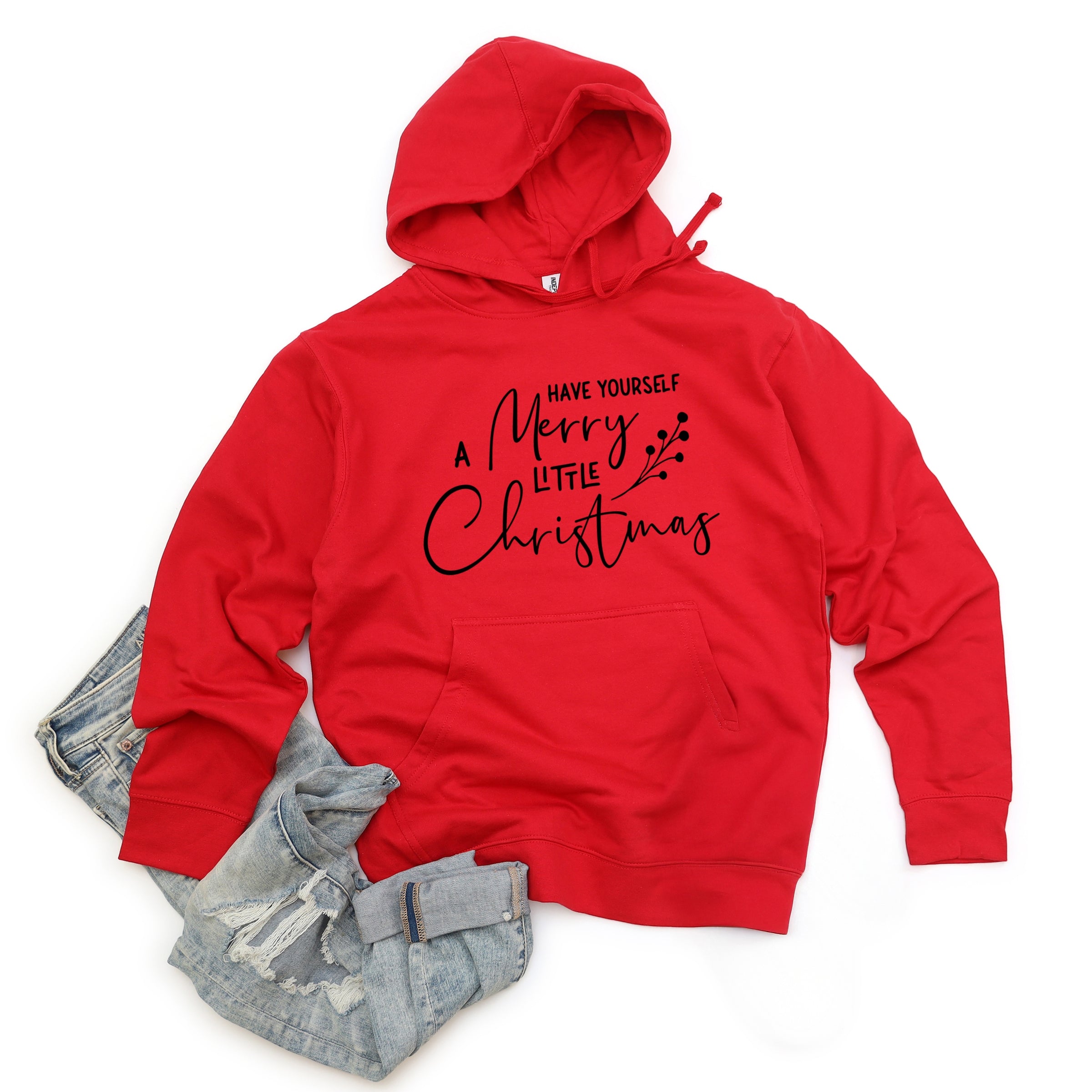 Have Yourself A Merry Little Christmas Berries - Womens Hoodie