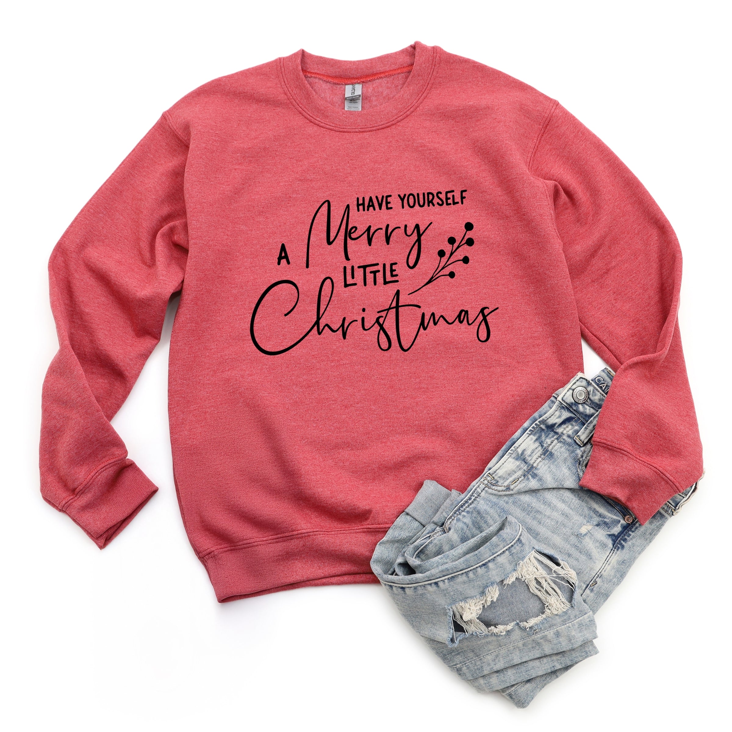 Have Yourself A Merry Little Christmas Berries - Womens Sweatshirt