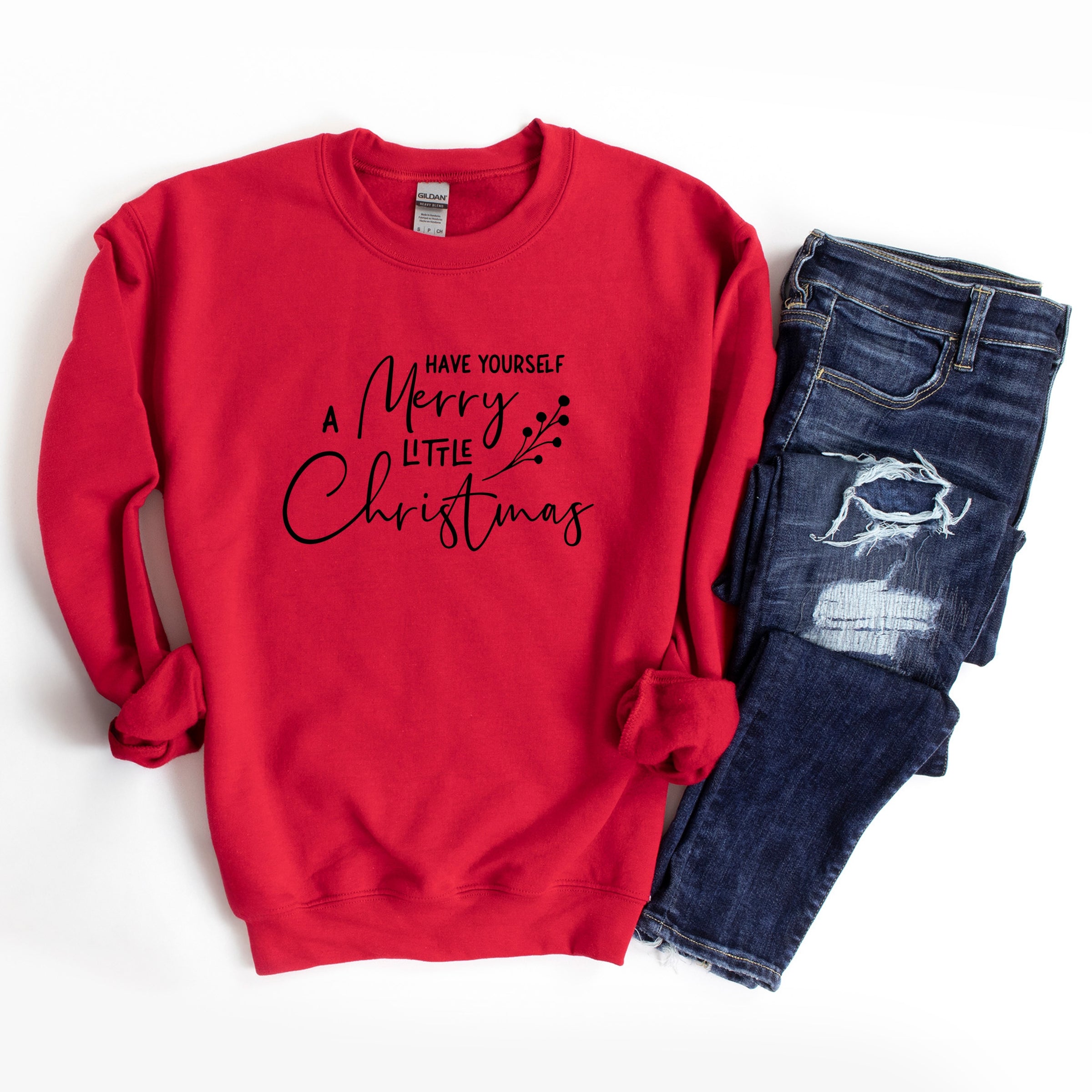 Have Yourself A Merry Little Christmas Berries - Womens Sweatshirt
