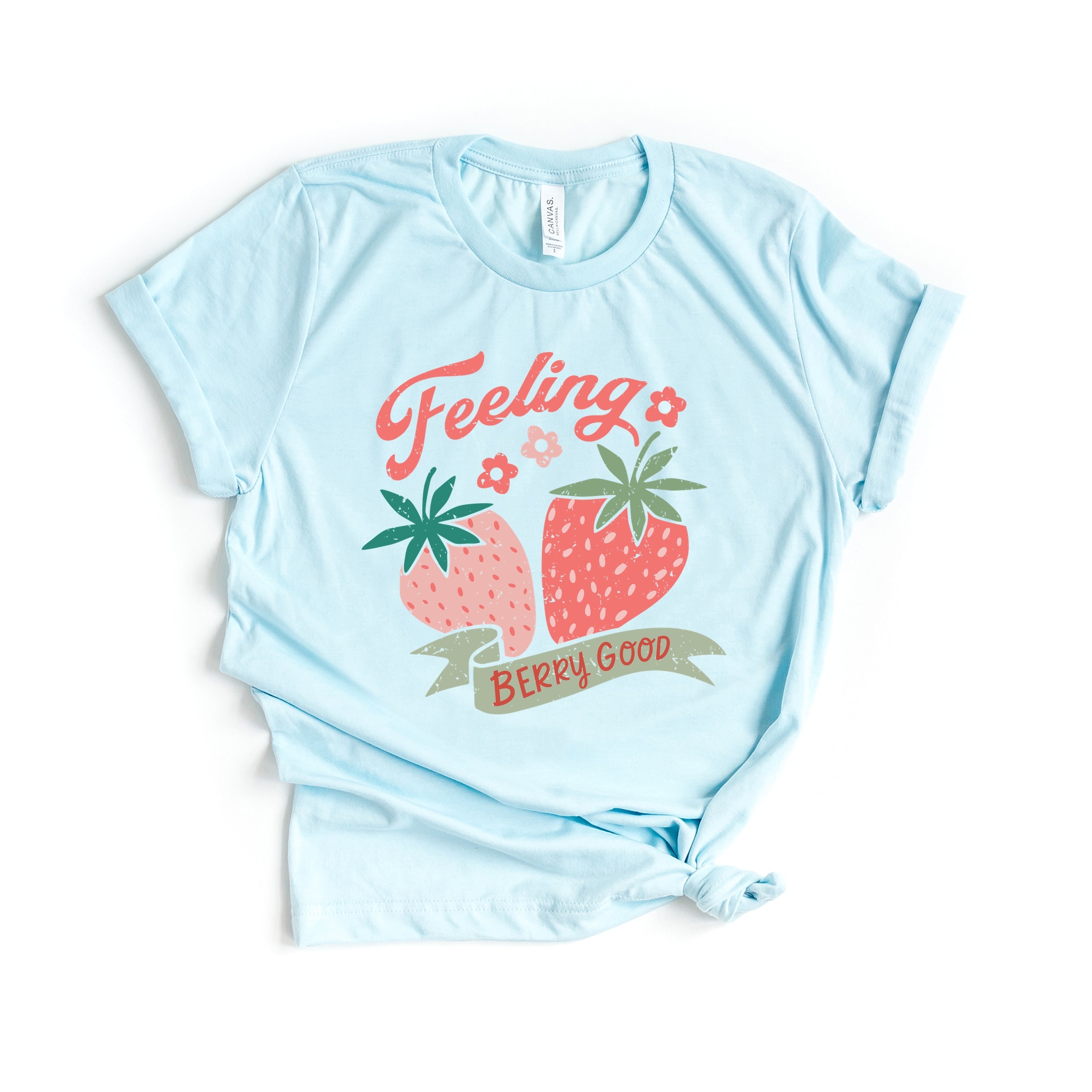 Feeling Berry Good Strawberries - Women's Short Sleeve Graphic T-Shirt