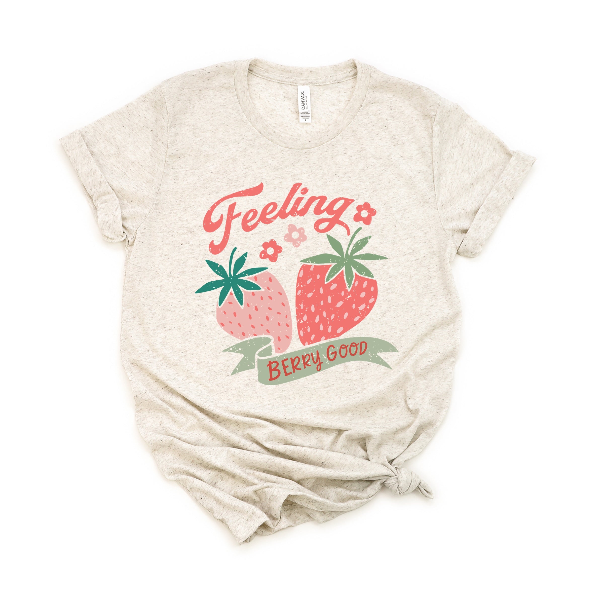 Feeling Berry Good Strawberries - Women's Short Sleeve Graphic T-Shirt
