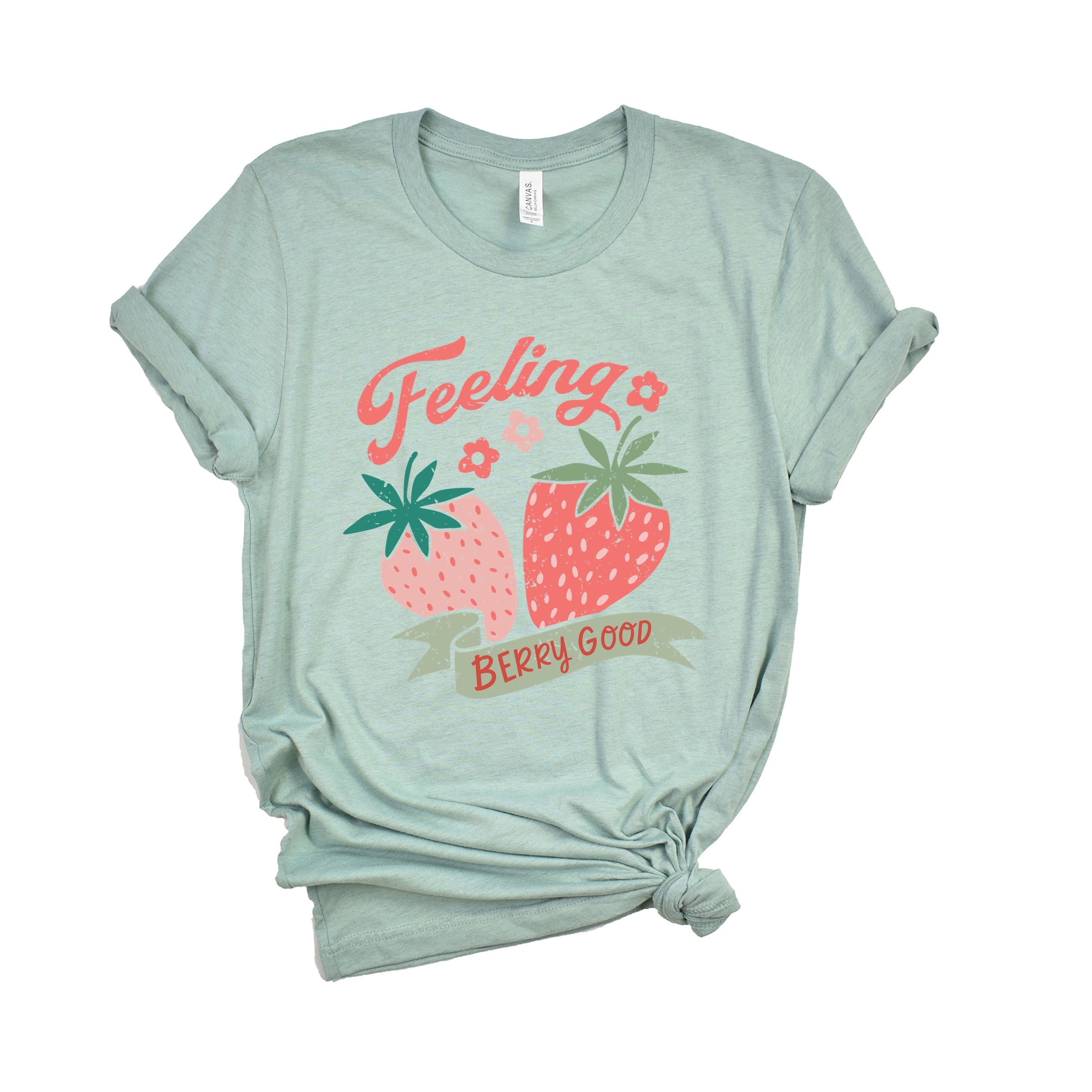 Feeling Berry Good Strawberries - Women's Short Sleeve Graphic T-Shirt