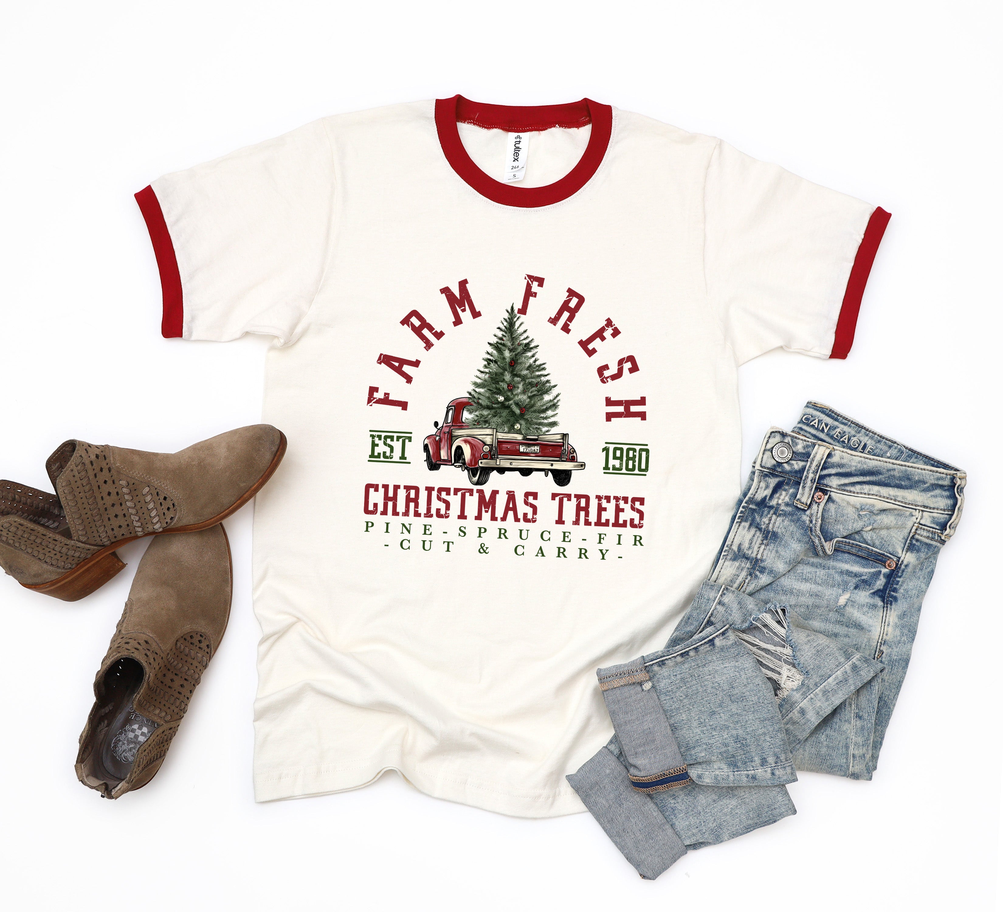 Farm Fresh Cut And Carry | Ringer Tee