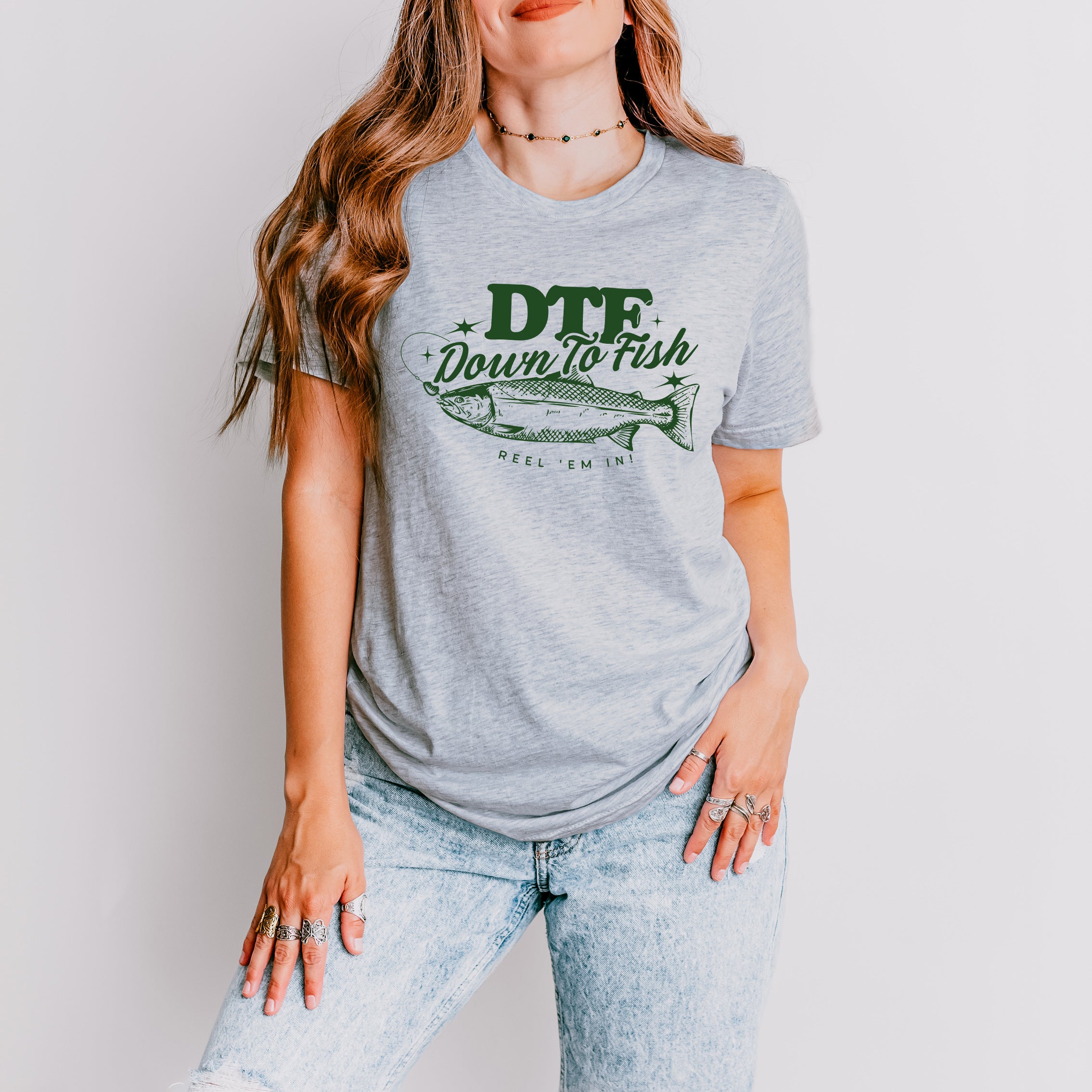 DTF Down To Fish | Short Sleeve Graphic Tee