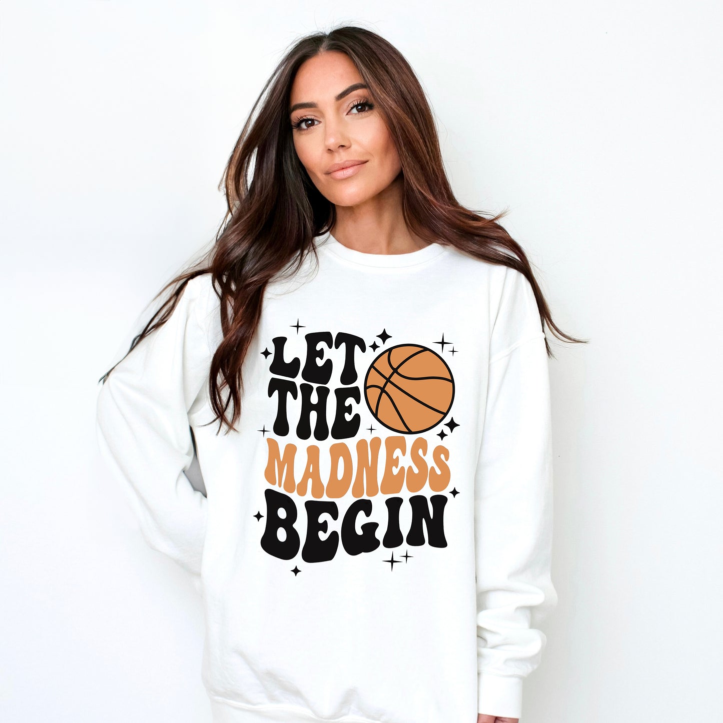 Madness Begin Basketball | Garment Dyed Sweatshirt