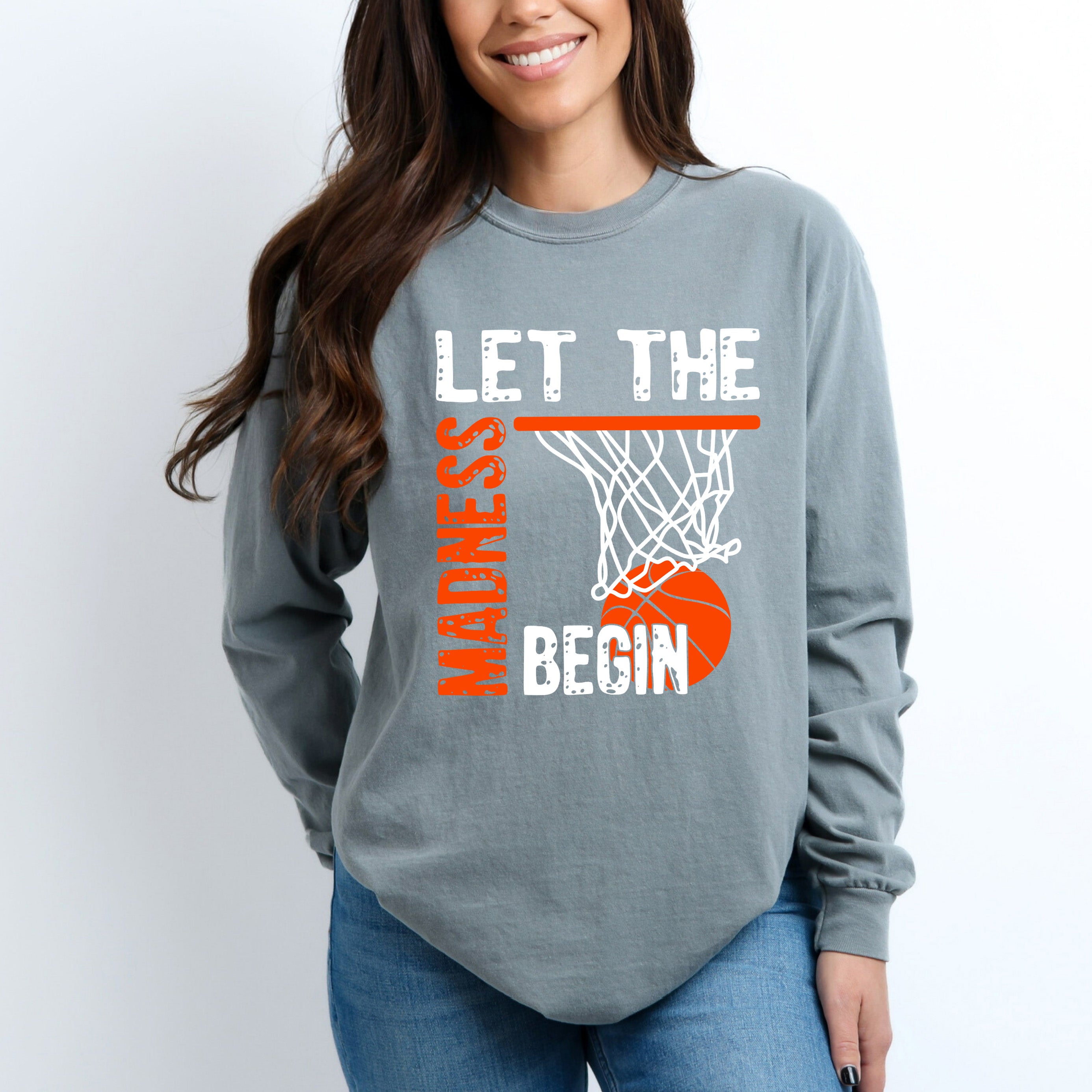 Let The Madness Begin | Garment Dyed Long Sleeve