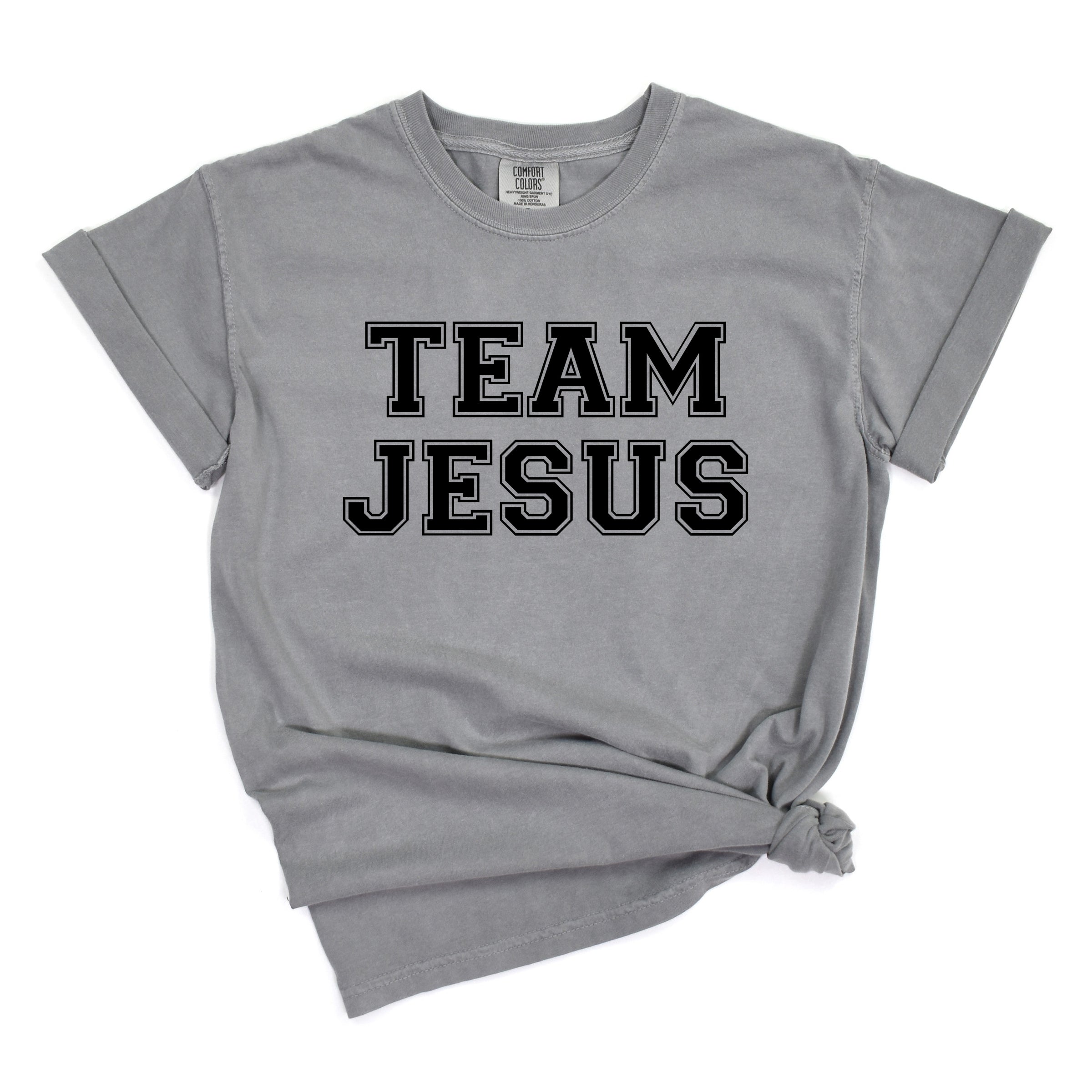 Team Jesus - Women's Garment Dyed Graphic T-Shirt