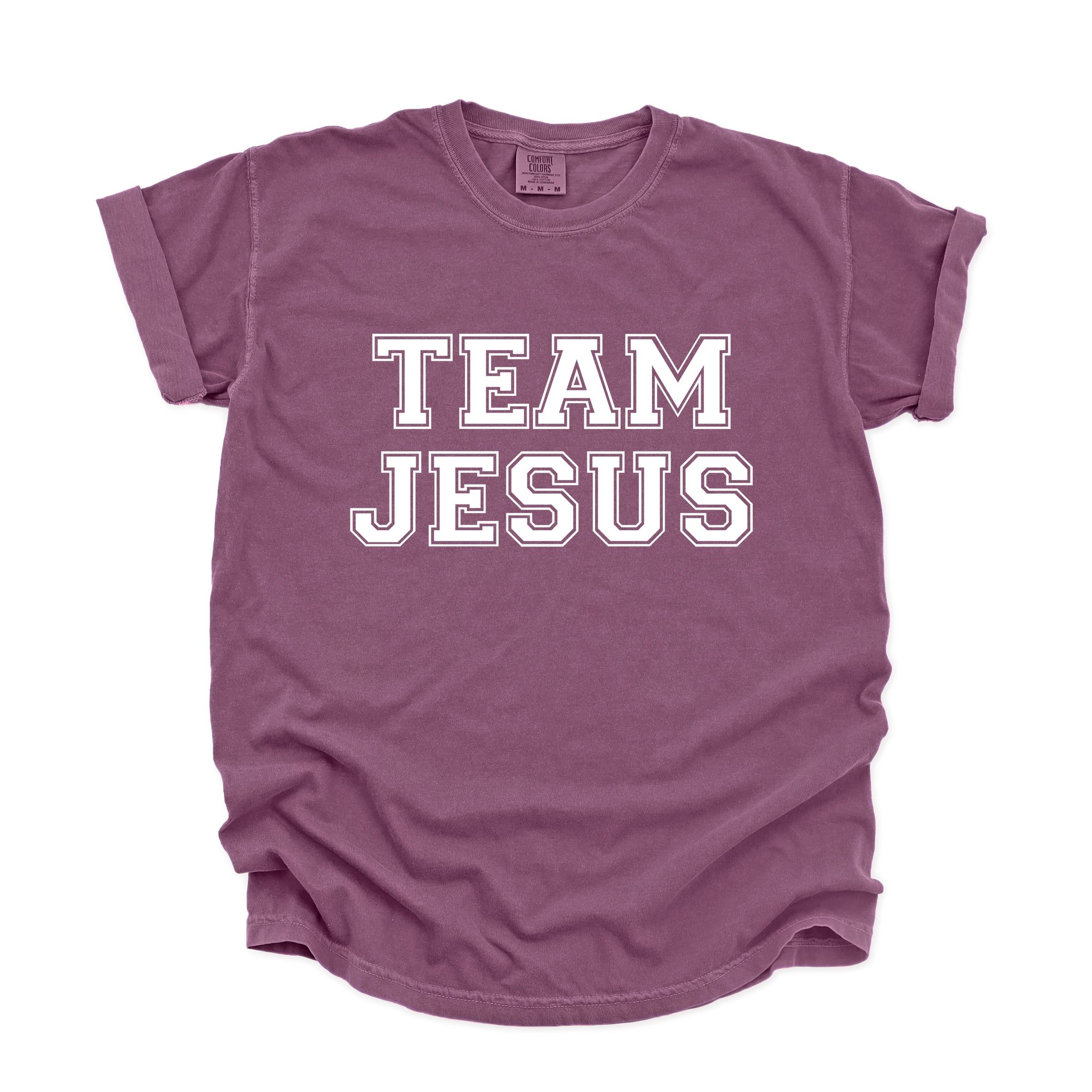 Team Jesus - Women's Garment Dyed Graphic T-Shirt