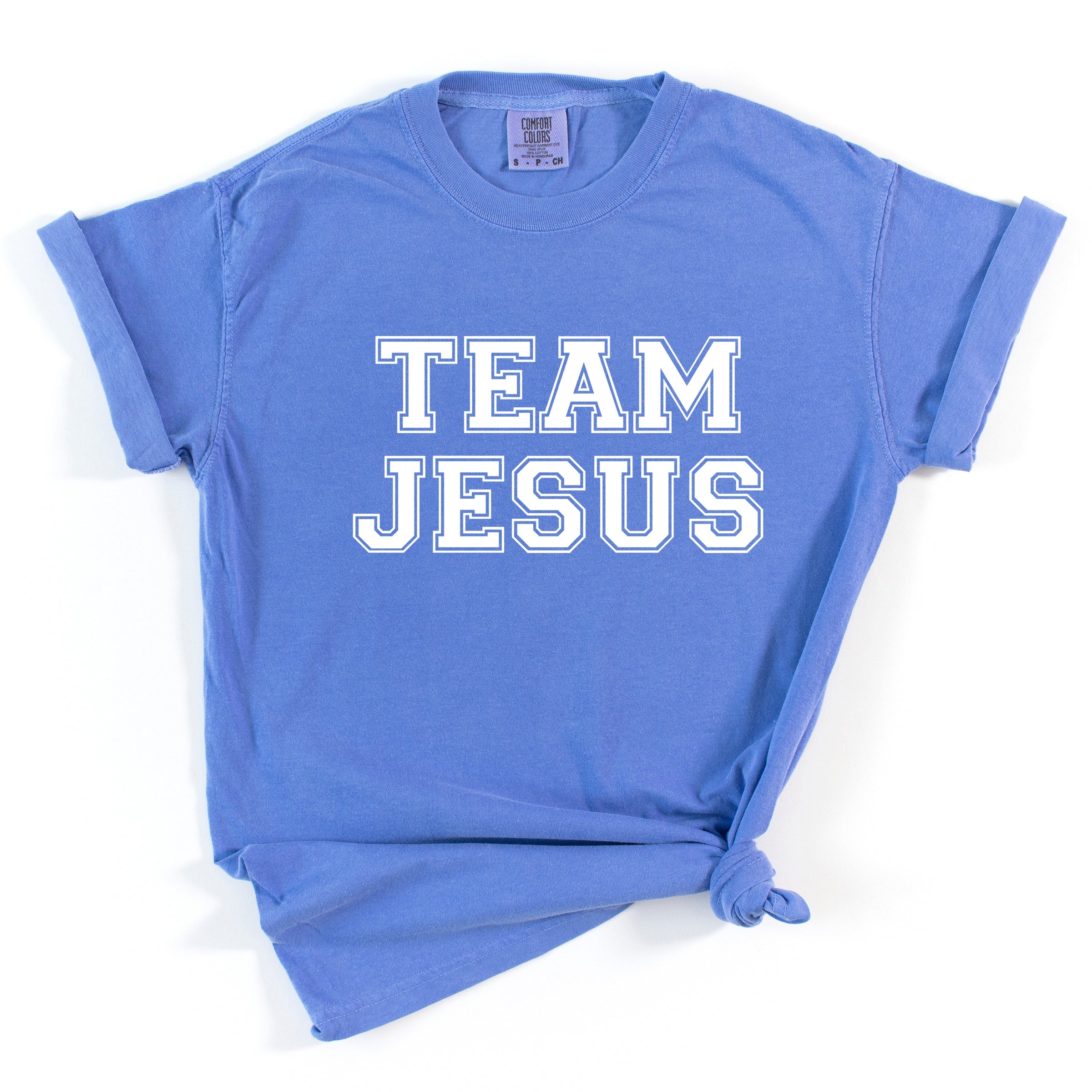Team Jesus - Women's Garment Dyed Graphic T-Shirt