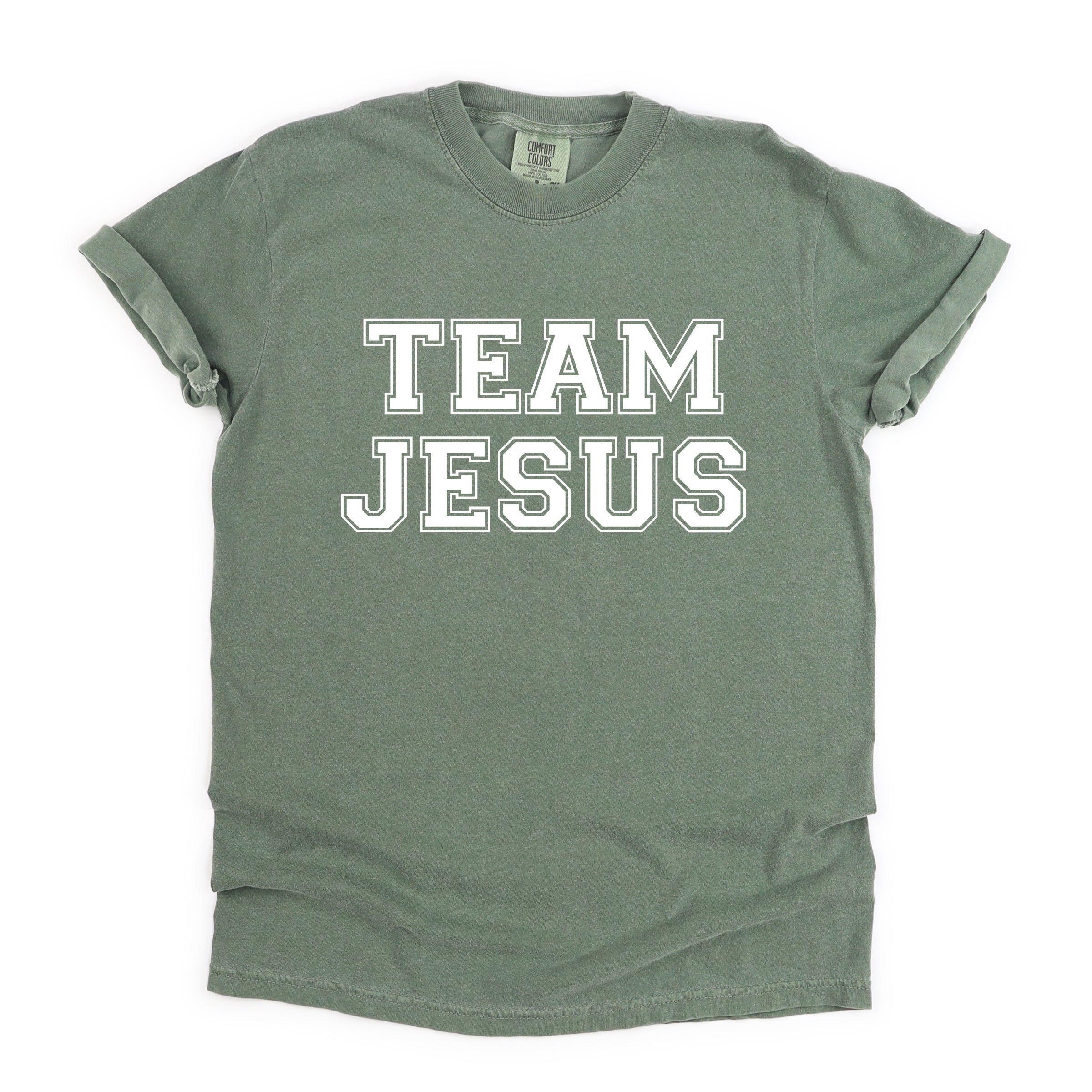 Team Jesus - Women's Garment Dyed Graphic T-Shirt