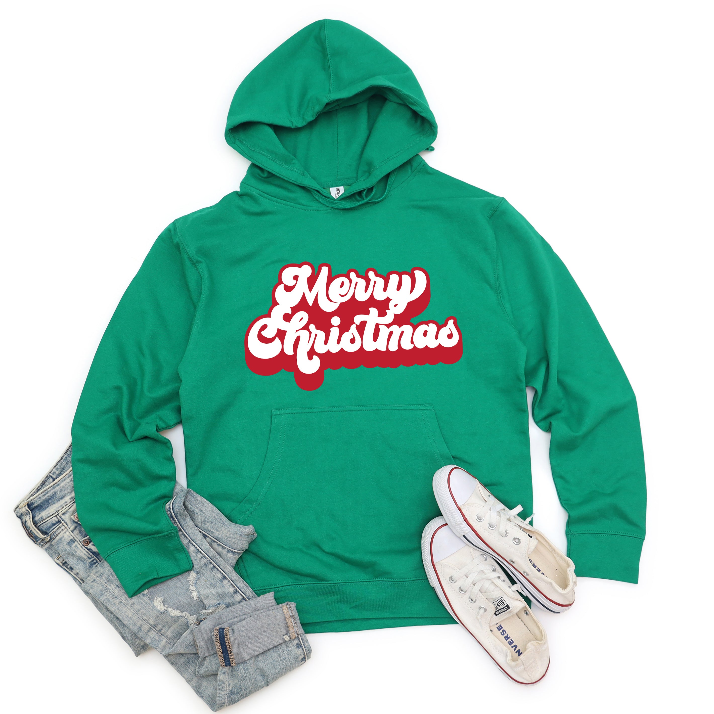 Retro Merry Christmas | Hoodie