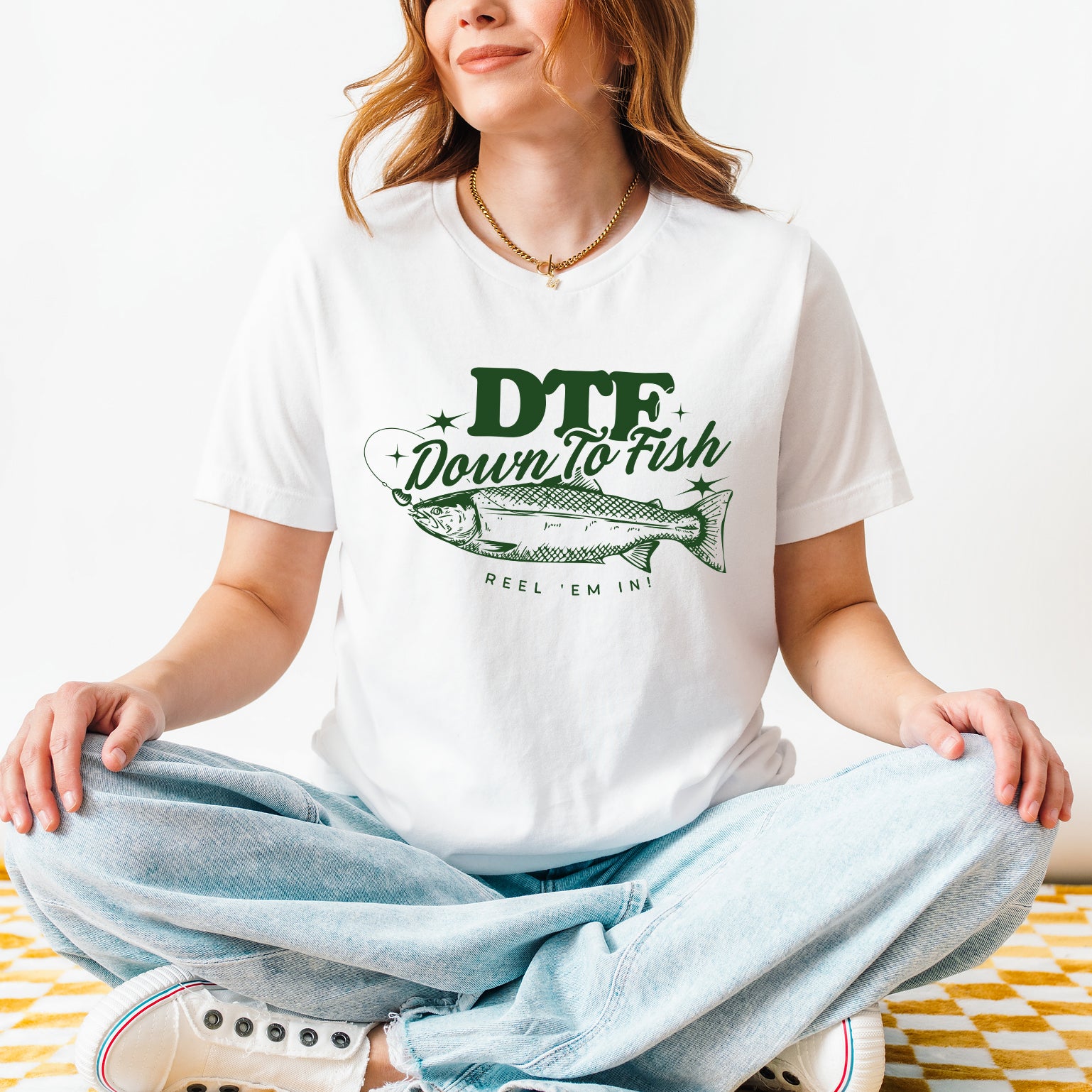 DTF Down To Fish | Short Sleeve Graphic Tee