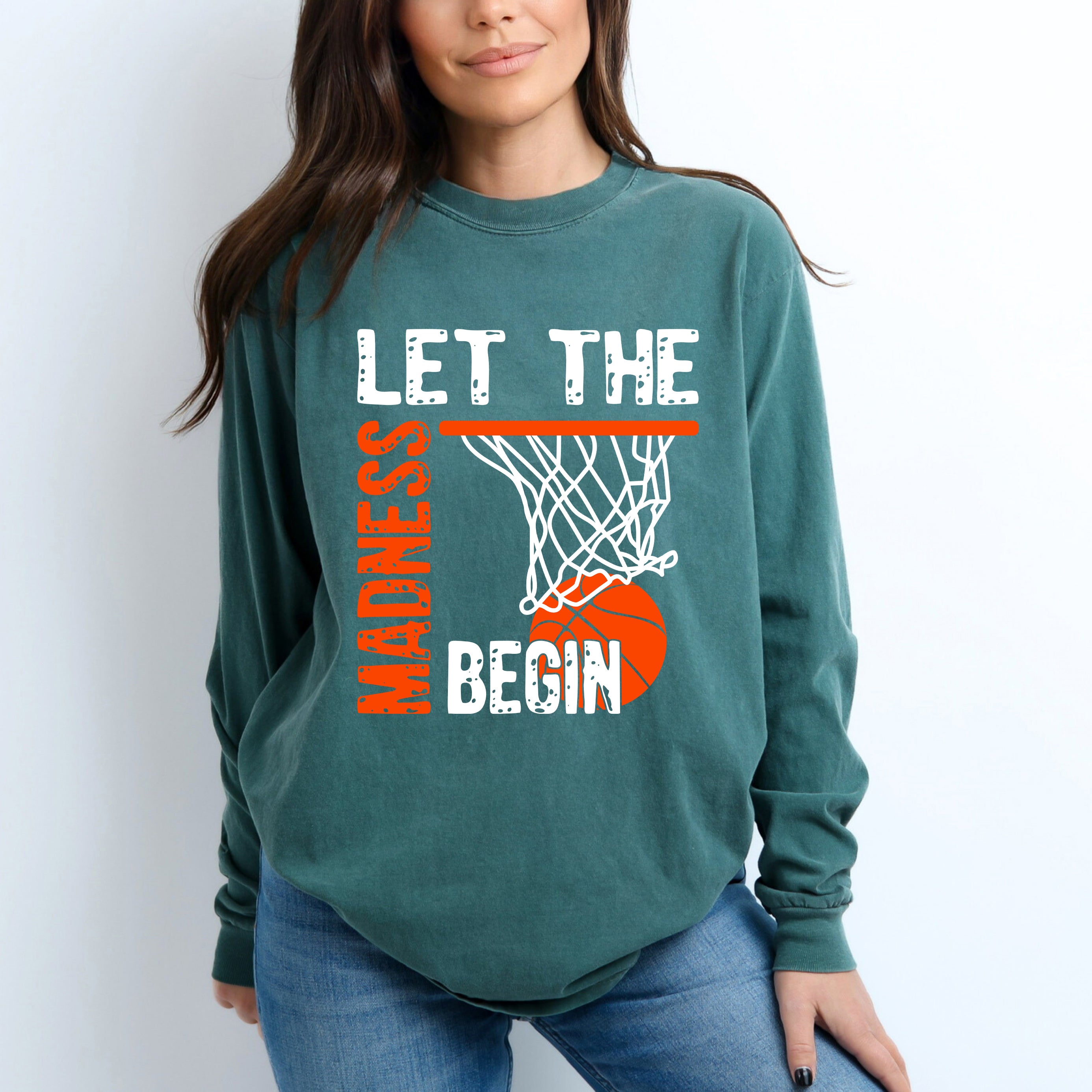 Let The Madness Begin | Garment Dyed Long Sleeve