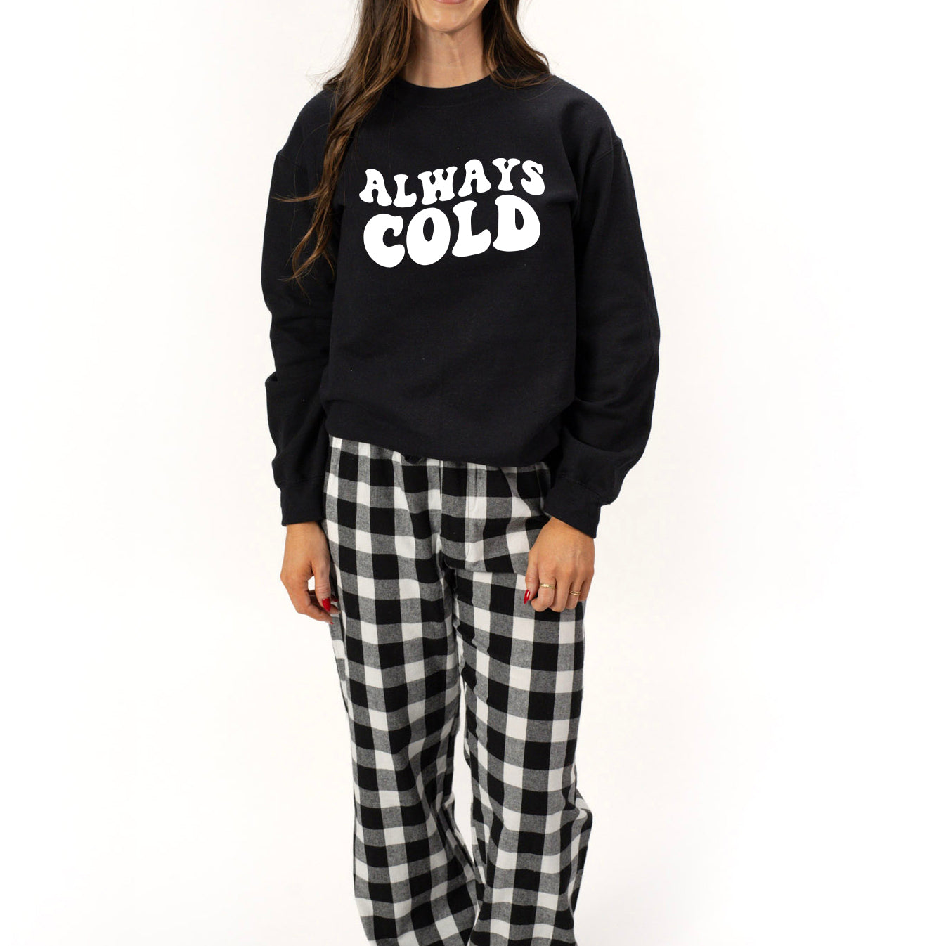 Always Cold | Plaid Pajama Set