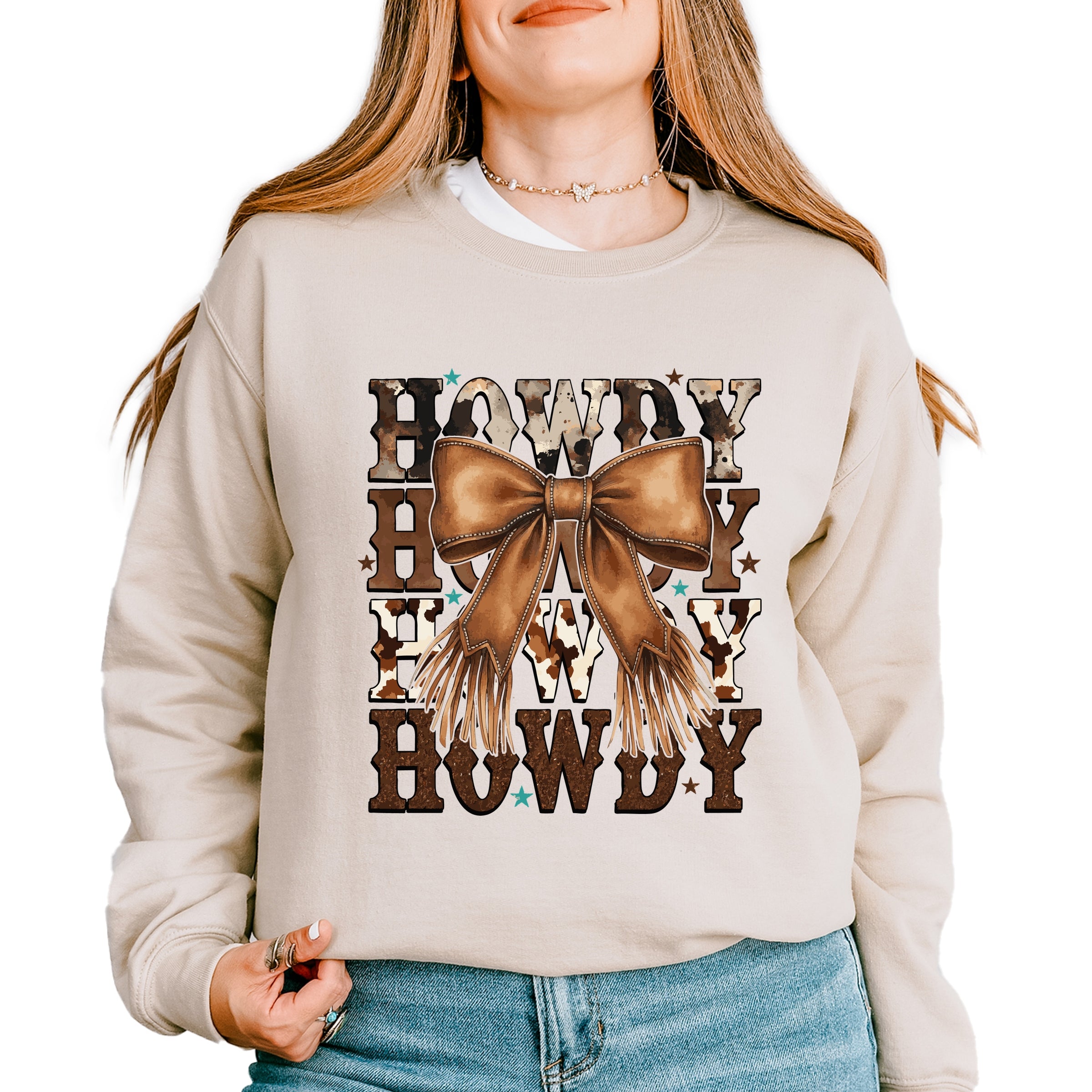 Coquette Howdy Stacked - Women's Graphic Sweatshirt