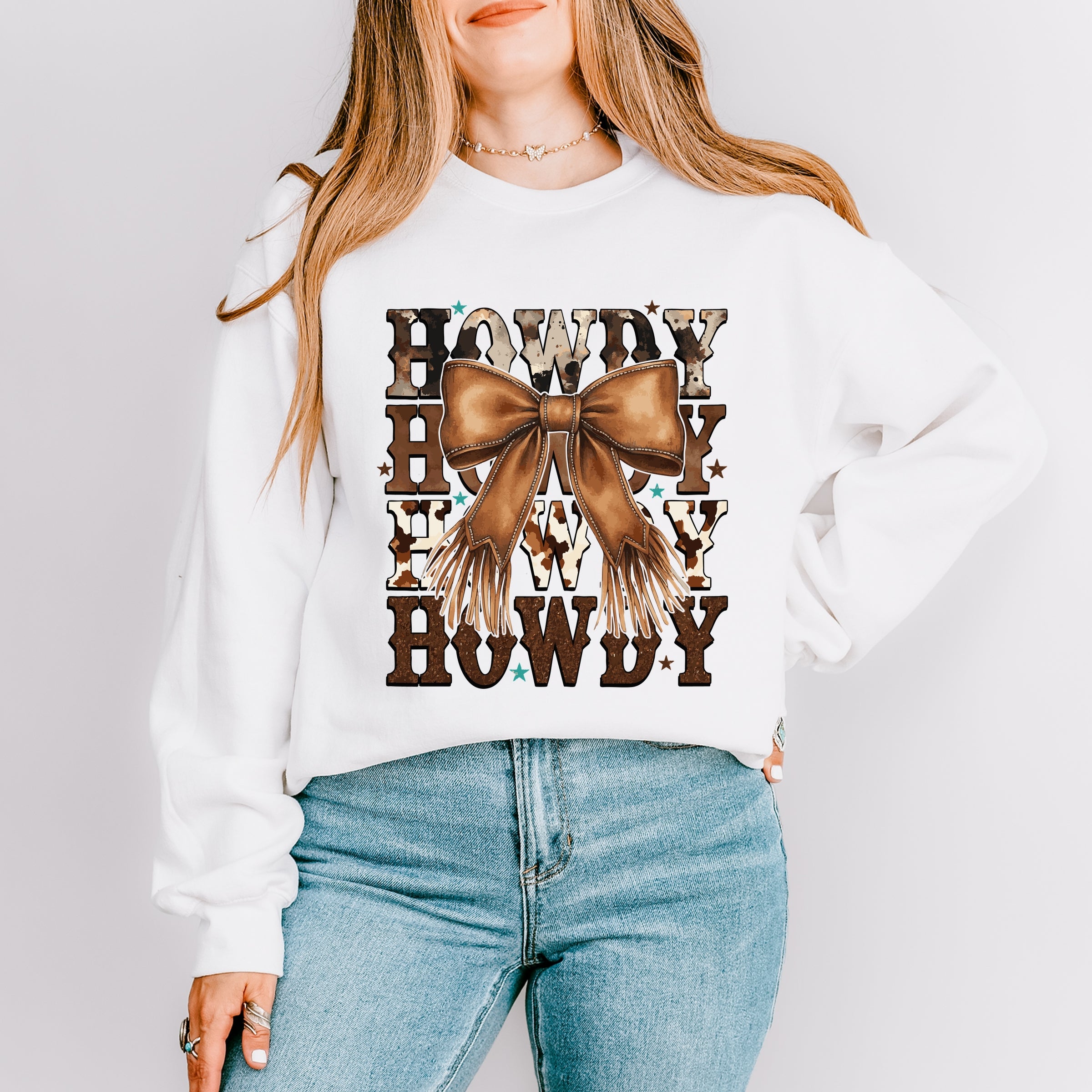 Coquette Howdy Stacked - Women's Graphic Sweatshirt