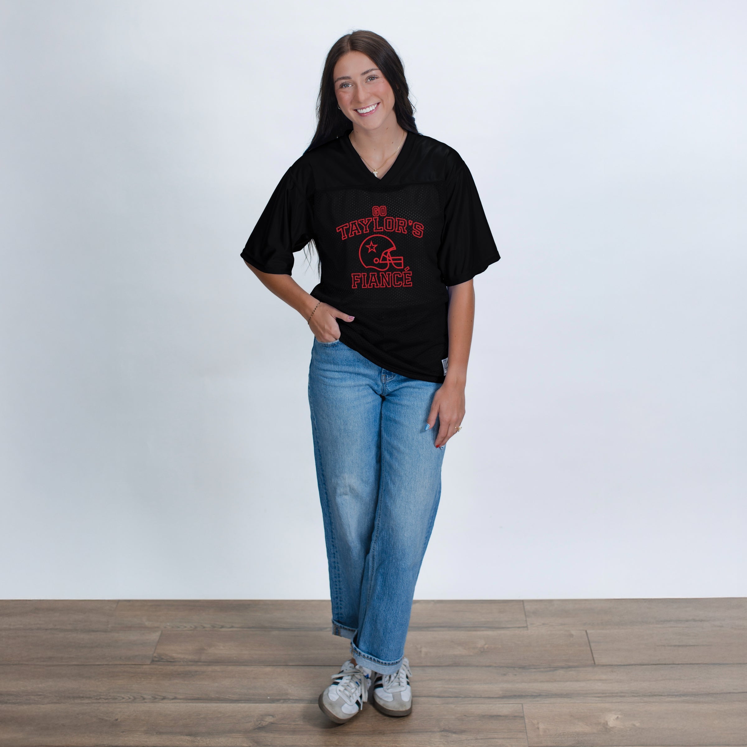 Go Taylor's Fiance Varsity - Football Jersey