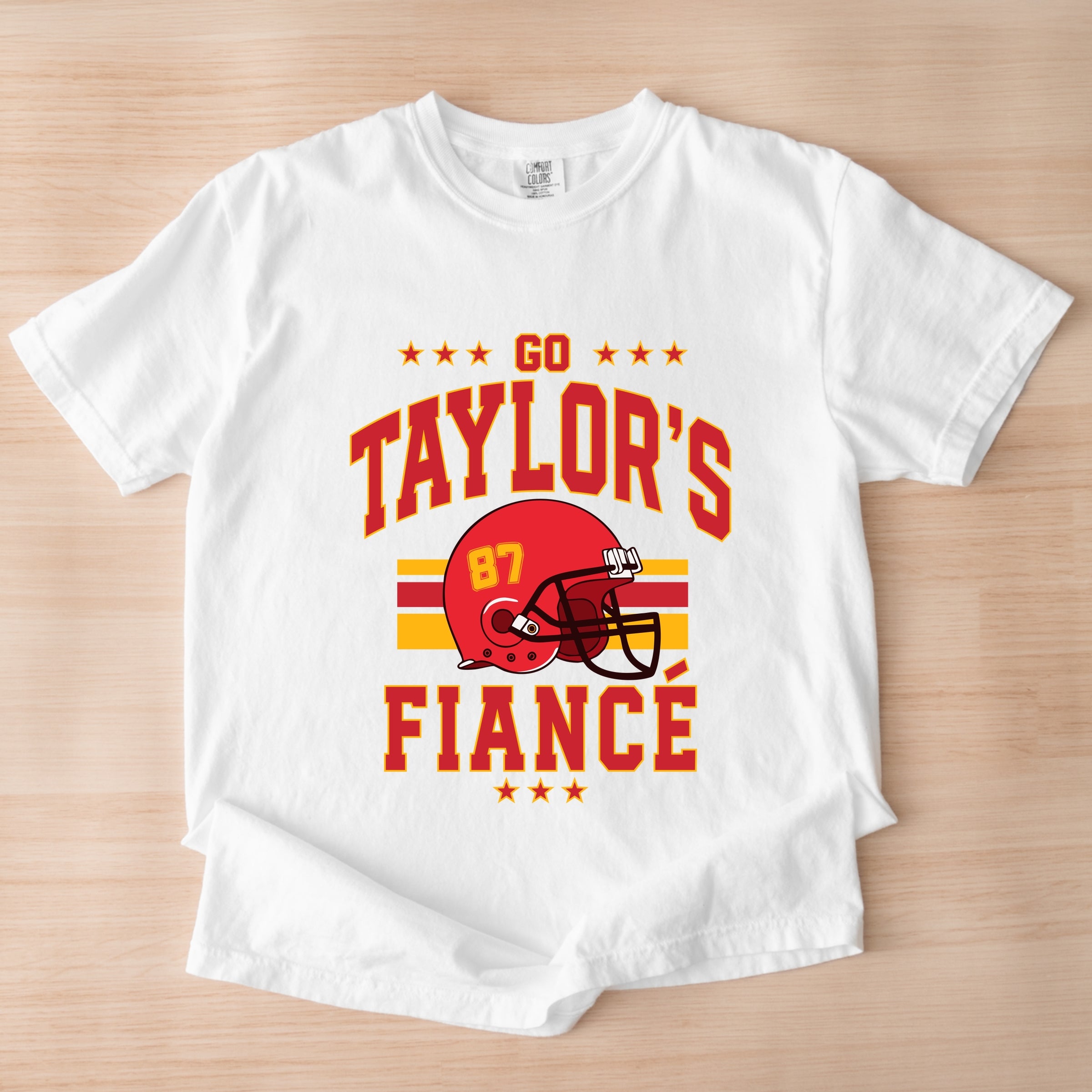 Go Taylor's Fiance Helmet - Womens Garment Dyed Tee